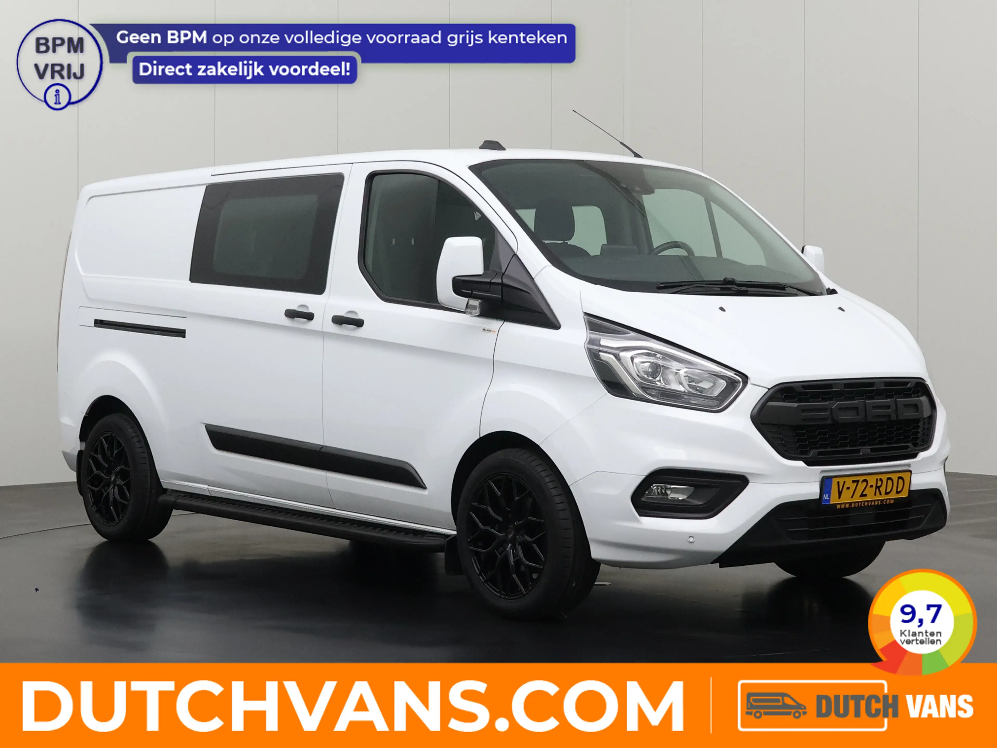 Ford Transit Custom 2.0TDCi 130PK Lang Dubbele Cabine | 6-Persoons | N