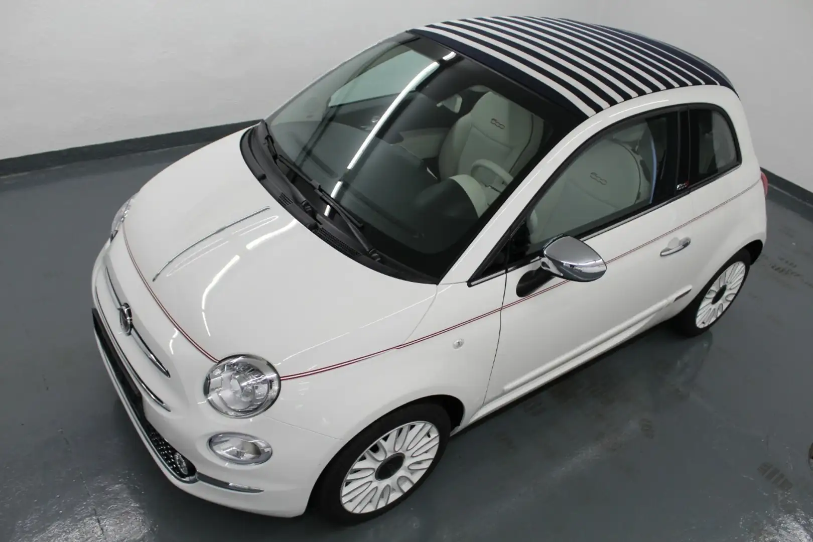 Fiat 500C 1.2 Dolcevita Dualogic Allwetter+PDC+Apple! Blanc - 1