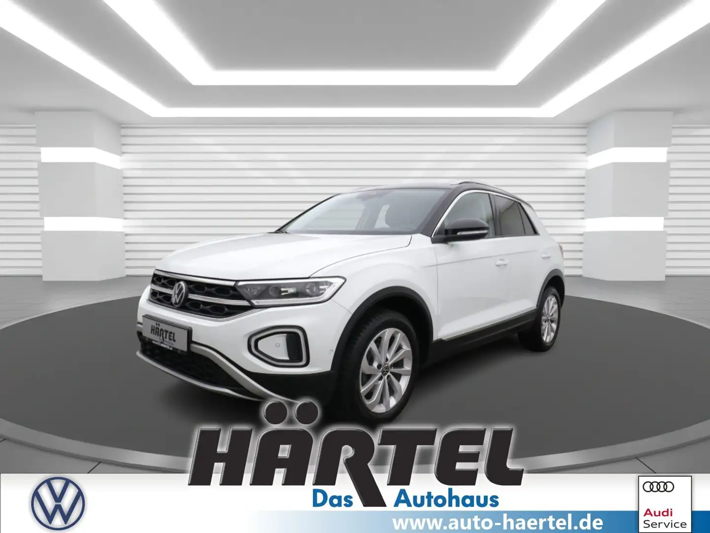 Volkswagen T-Roc STYLE 1.5 TSI DSG (+ACC-RADAR+NAVI+AHK) LED Weiß - 1