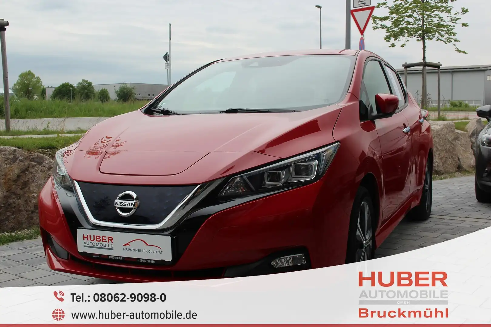 Nissan Leaf e+ N-CONNECTA 62kWh LED/360°/5-TÜRIG/NAVI/ACC 1... Rood - 1
