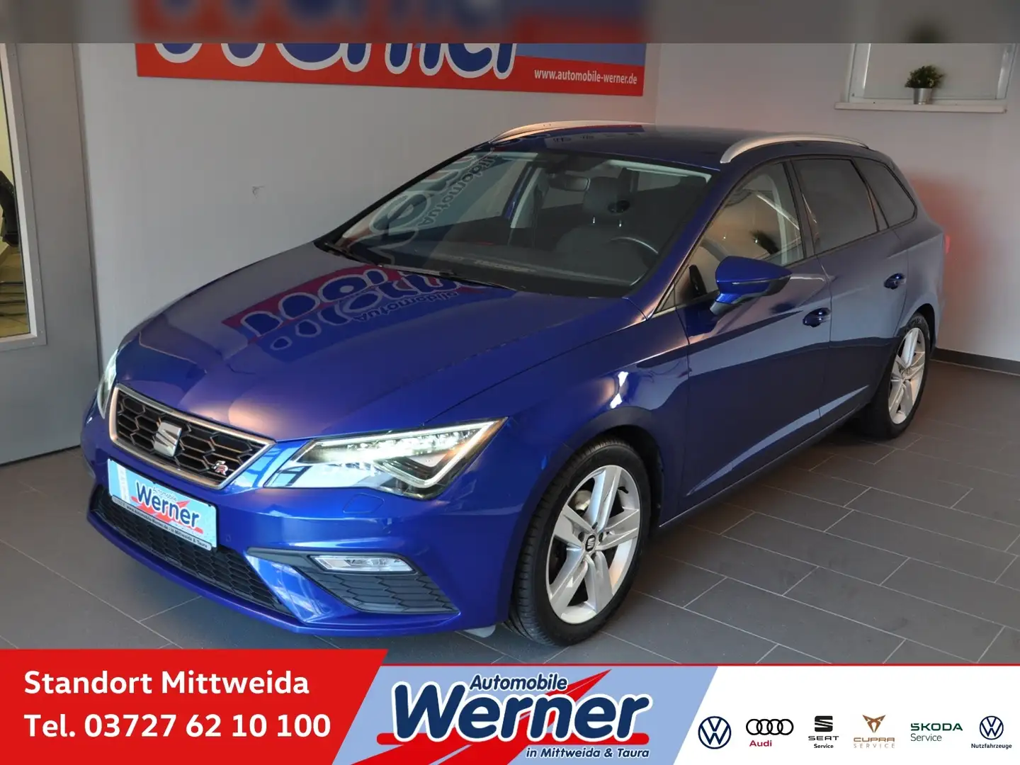 SEAT Leon Sportstourer FR 1.5TSI Navi LED Blau - 1