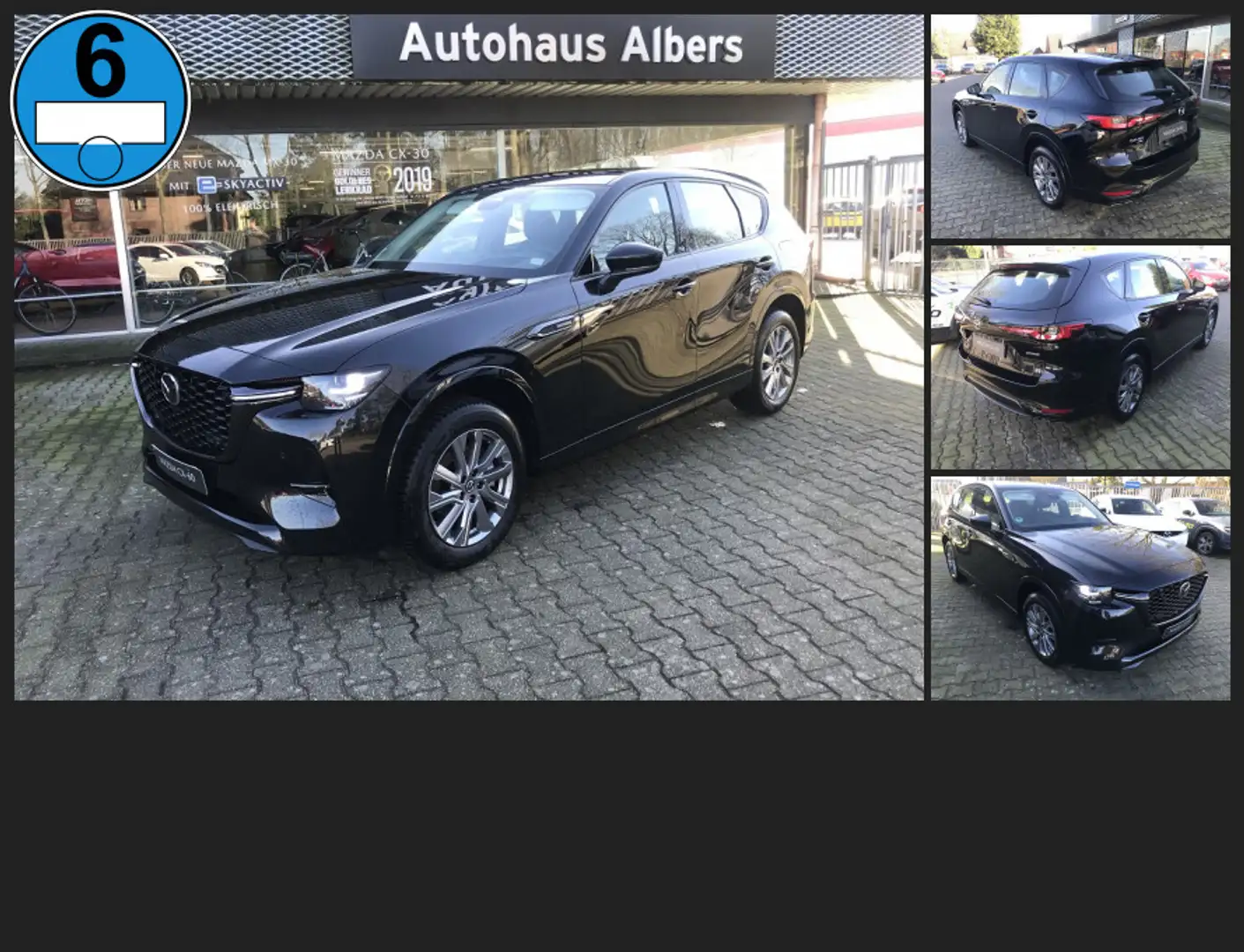 Mazda CX-60 3.3L e-SKYACTIV D254 Homura, P-Dach, Noir - 1