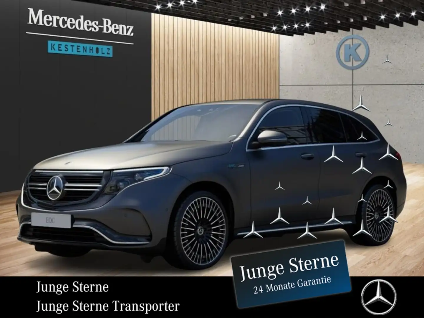 Mercedes-Benz EQC 400 4MATIC AMG  *AHK*MBUX*STHZ*360°KAM*NAVI* Gri - 1
