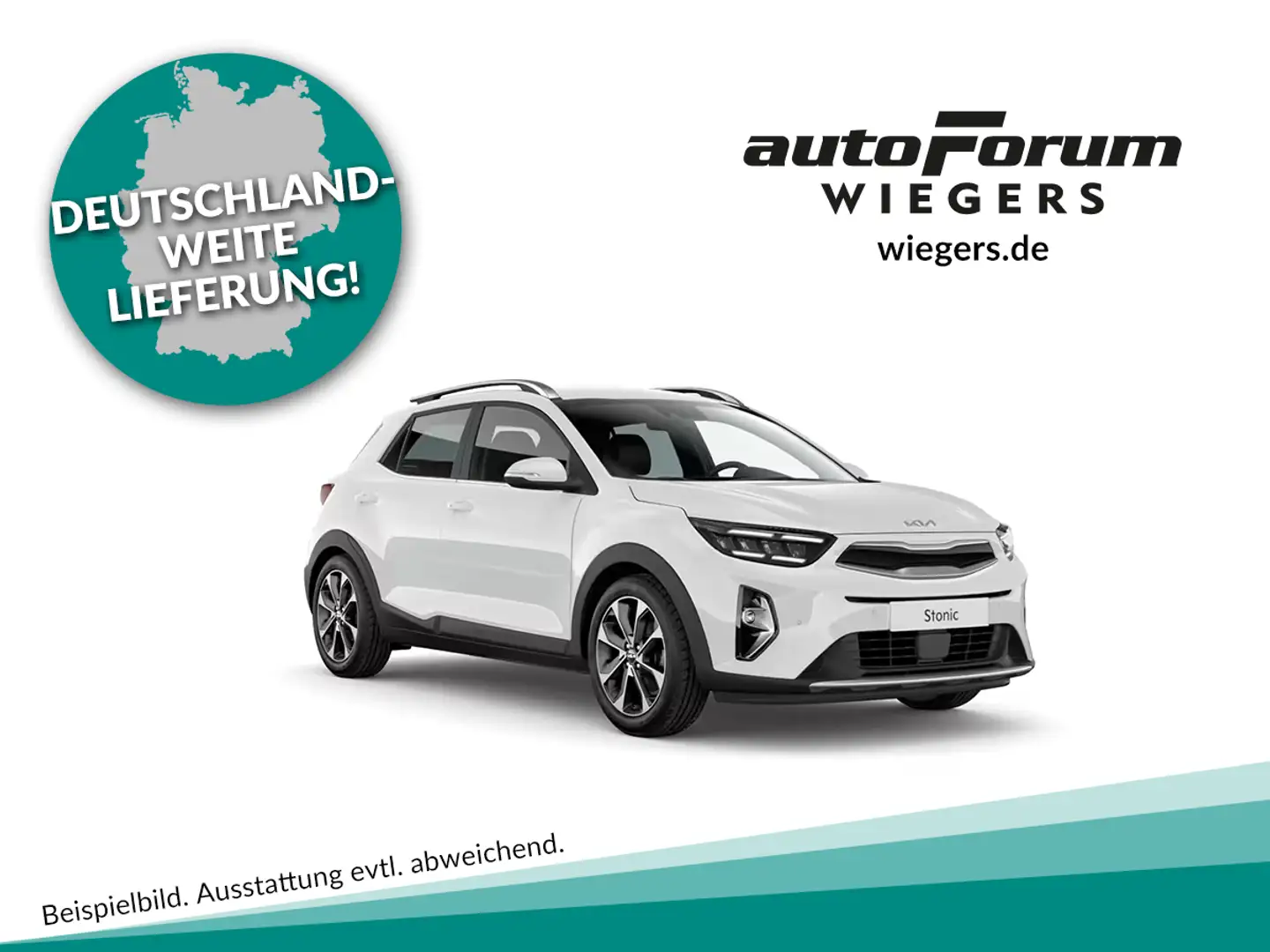 Kia Stonic 1.0 T-GDI (100 PS) Vision Grau - 1