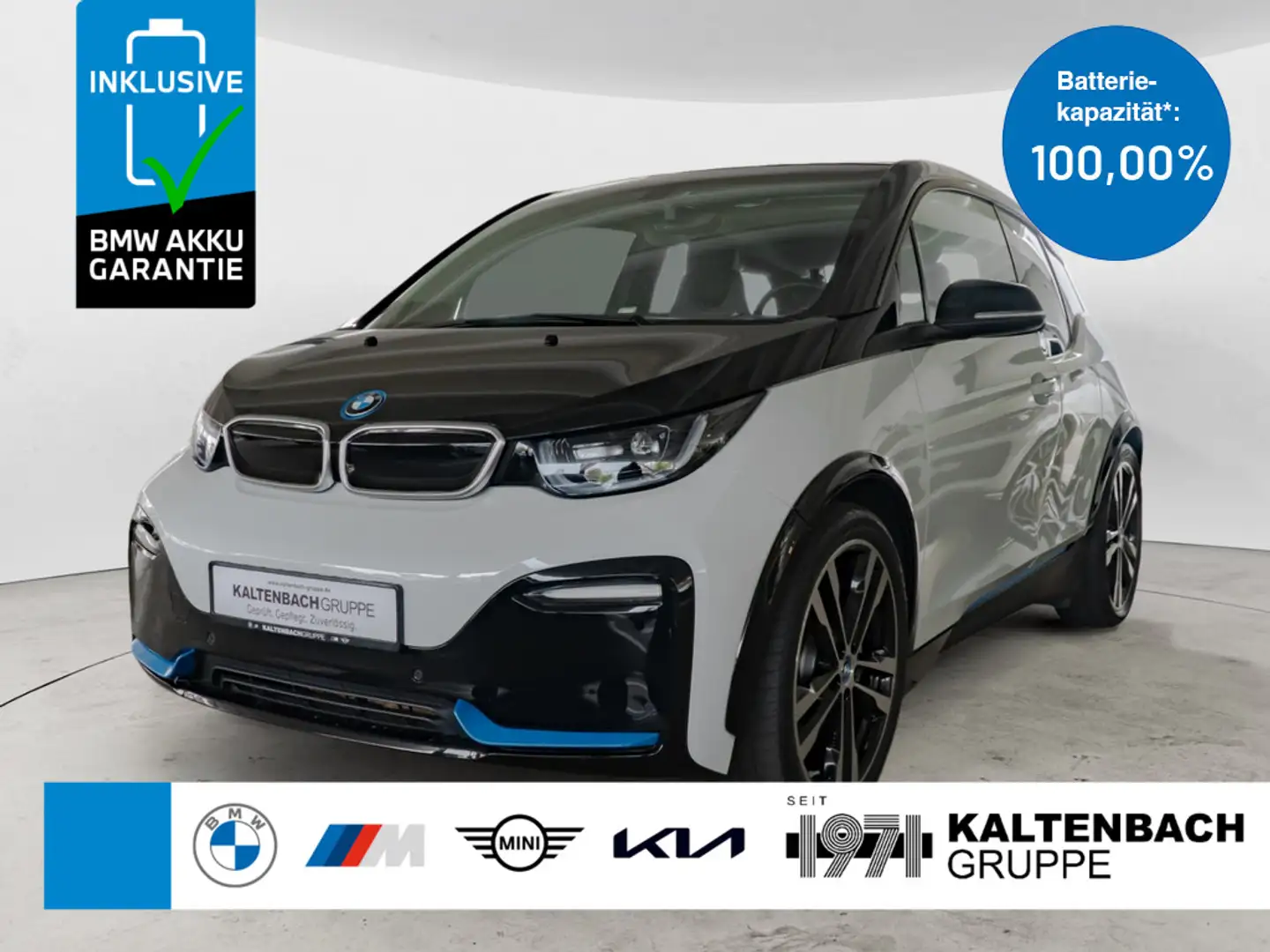 BMW i3 s 120Ah FACEL. LED W-LAN NAVI SHZ PDC Blanc - 1