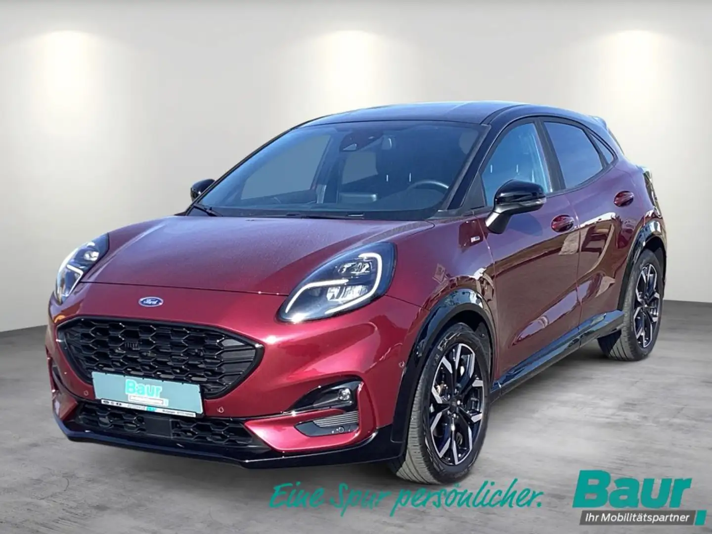 Ford Puma 1.0 EcoBoost Hybrid VIVID RUBY EDITION LED NAVI Rouge - 1