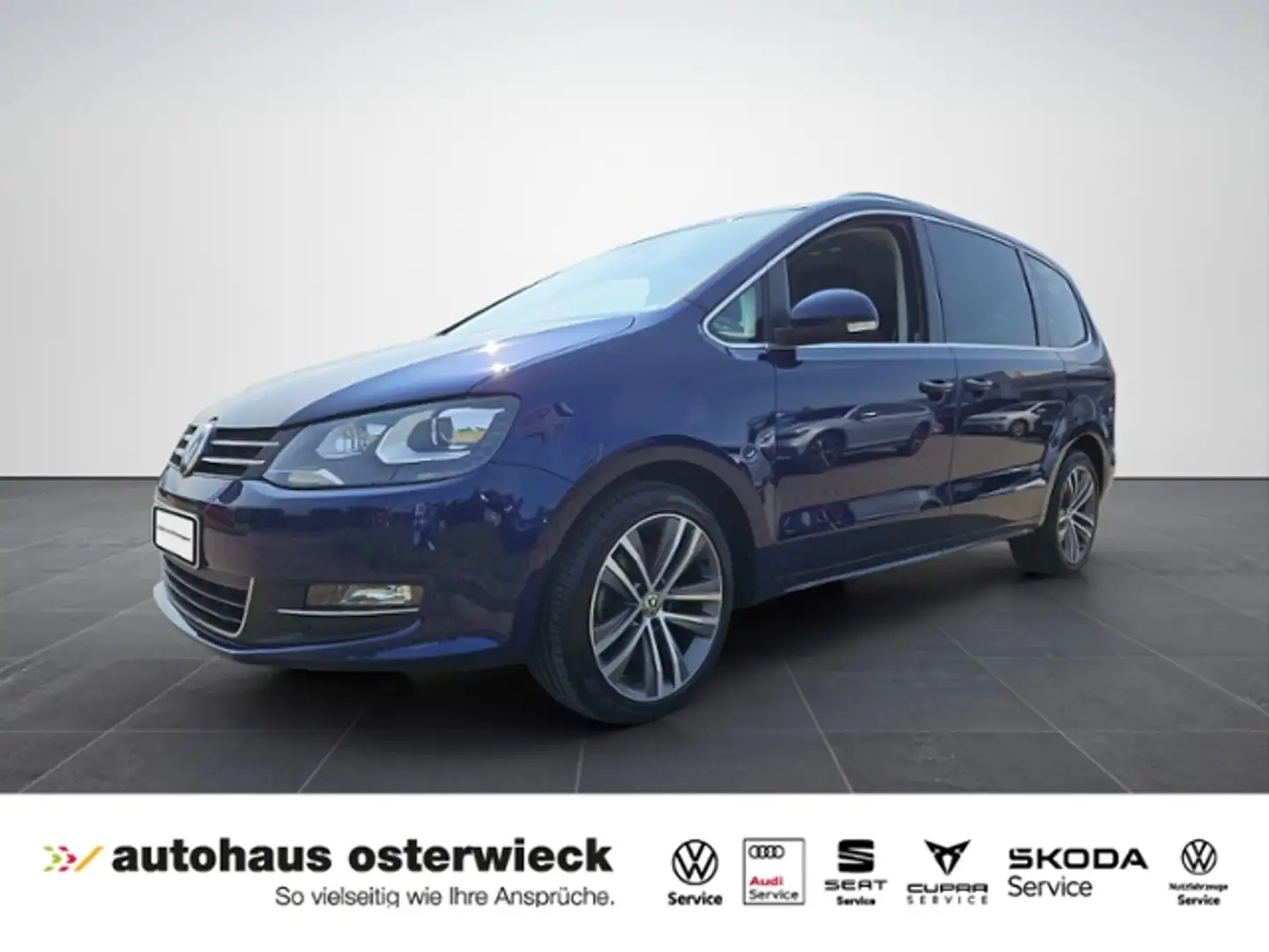 Volkswagen Sharan 1.4 TSI Highline OPF Xenon Navi Alu Blau - 1