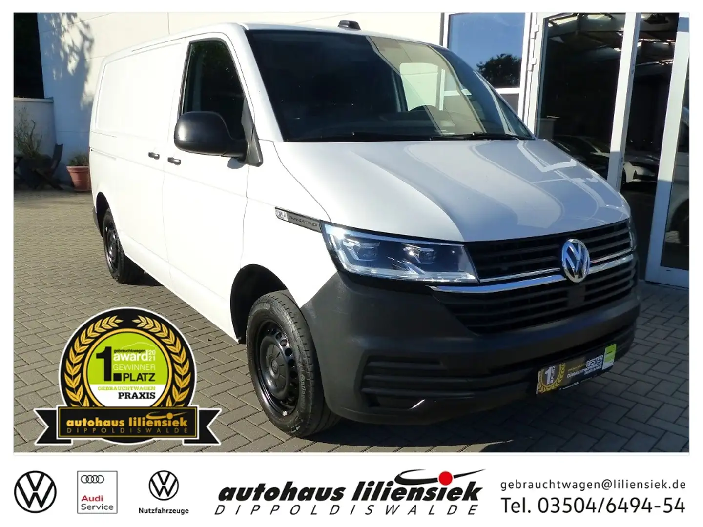 Volkswagen T6.1 Transporter Kasten 2.0 TDI KR * Weiß - 1