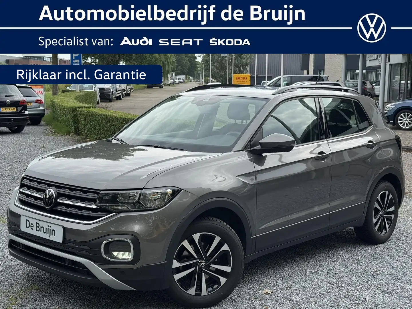 Volkswagen T-Cross 1.5 TSI 150pk DSG United (Camera,Navi,Carplay) Grijs - 1
