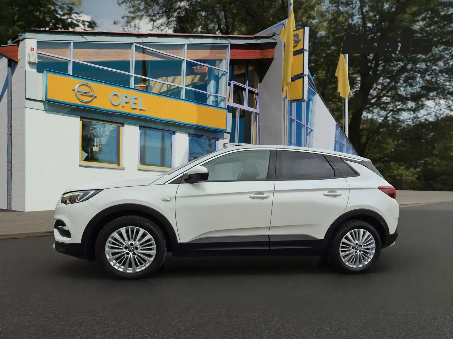Opel Grandland X Grandland Dynamic AHK SHZ LHZ el Klappe Weiß - 2