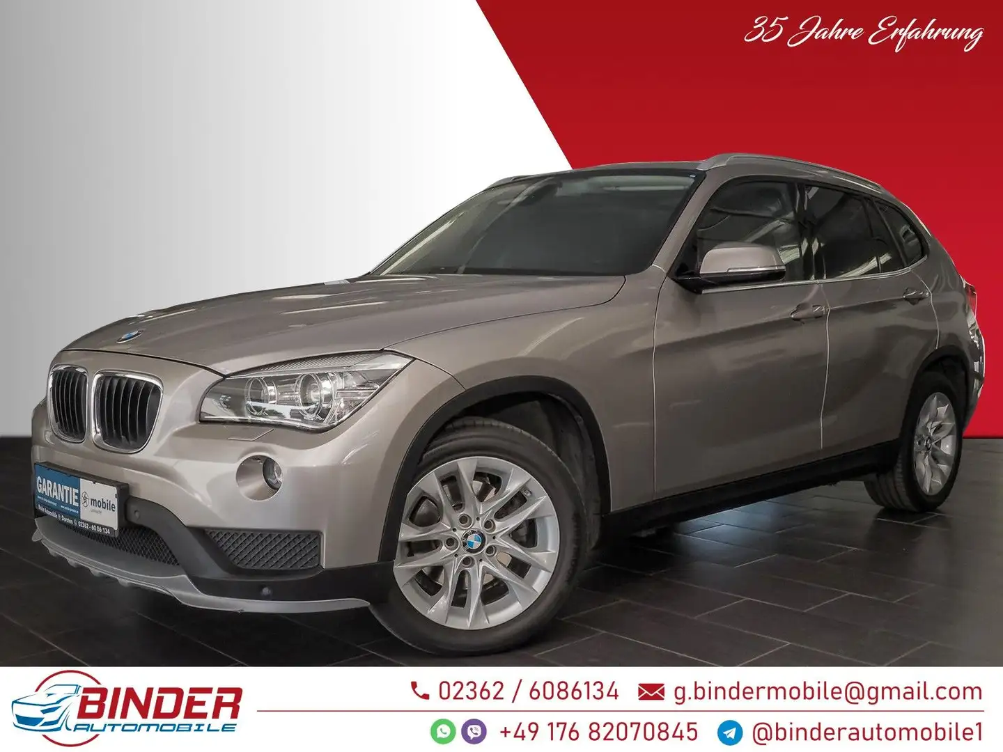 BMW X1 18 i sDrive*VOLLE GARANTIE*TOP ZUSTAND*AHK* Silber - 1