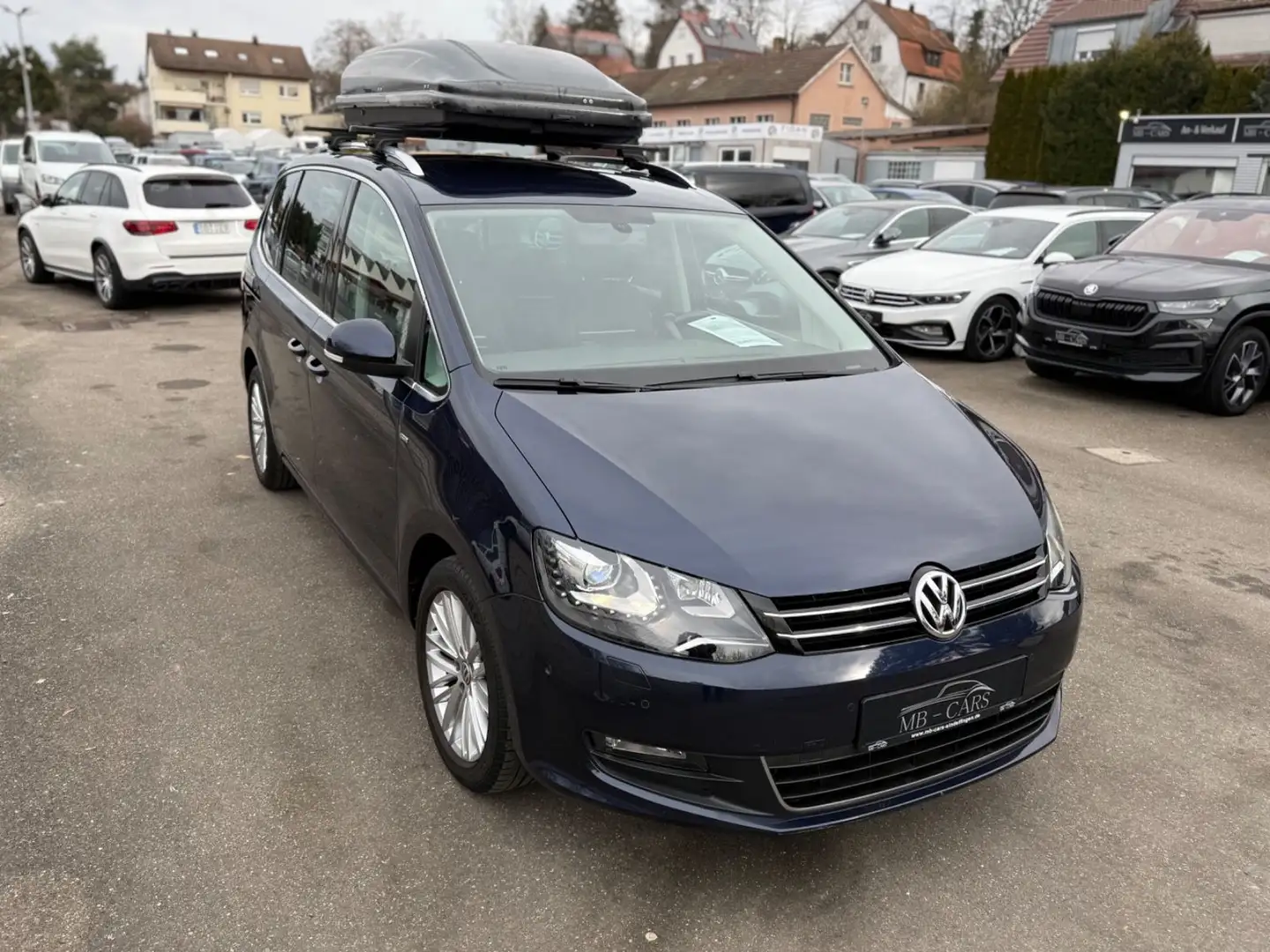 Volkswagen Sharan Cup*DSG*BI-XEN*NAVI*PDC*KAM*ALU*EL.SCHIEB Bleu - 2