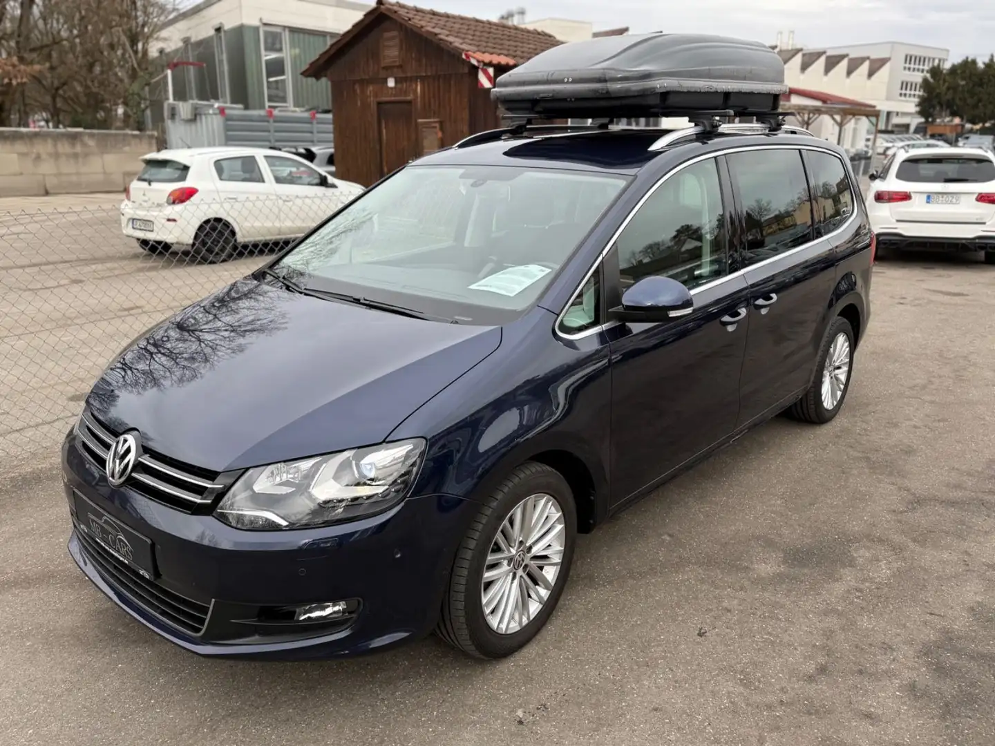 Volkswagen Sharan Cup*DSG*BI-XEN*NAVI*PDC*KAM*ALU*EL.SCHIEB Bleu - 1