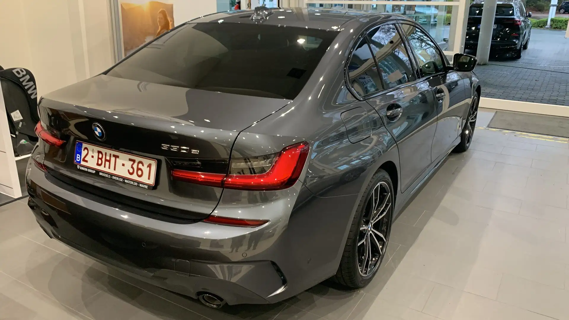 BMW 330 330e hybrid plug-in Gris - 2