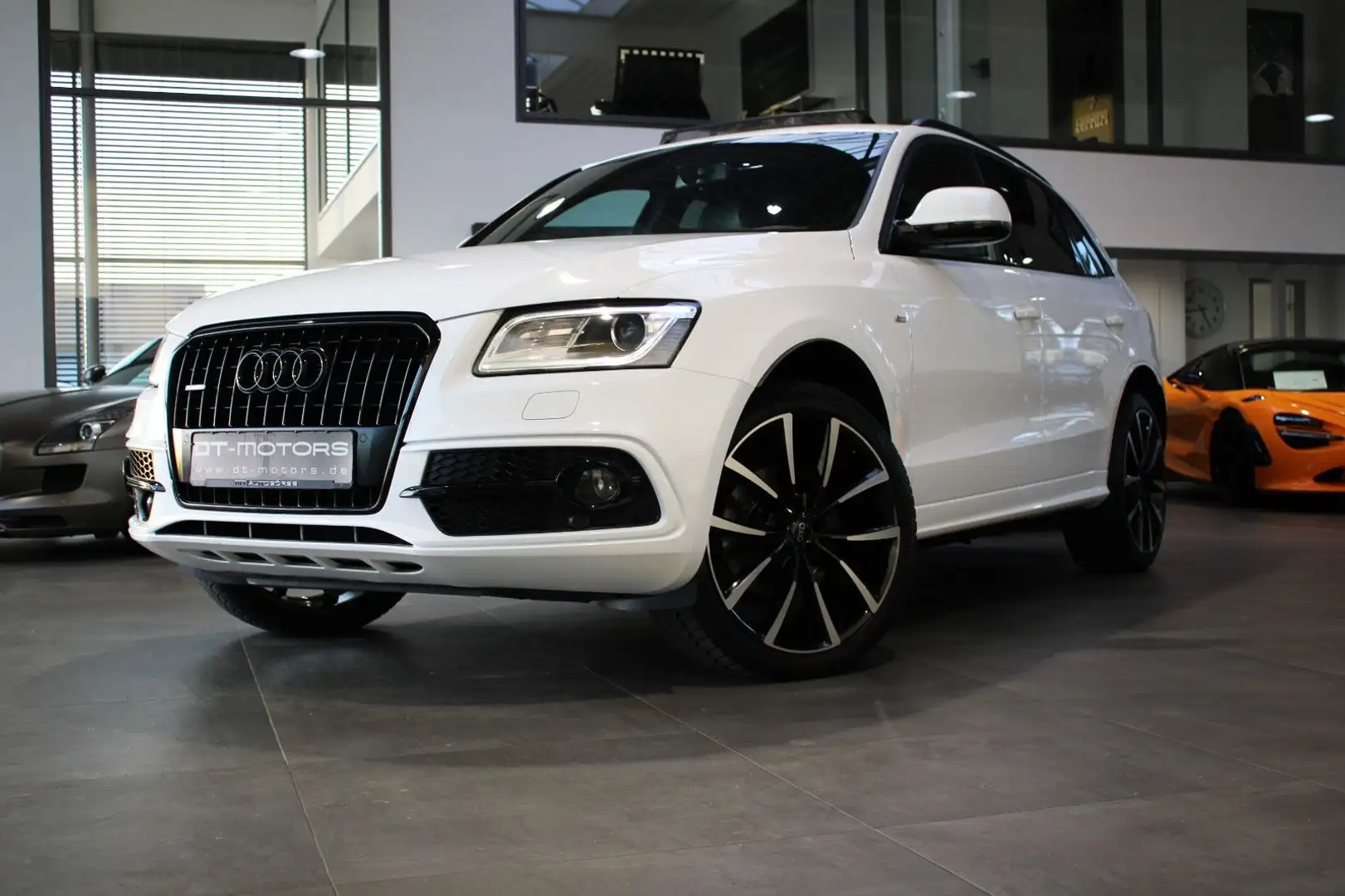 Audi Q5 2.0 TDI quattro S line Sportpaket exclusive Blanc - 1
