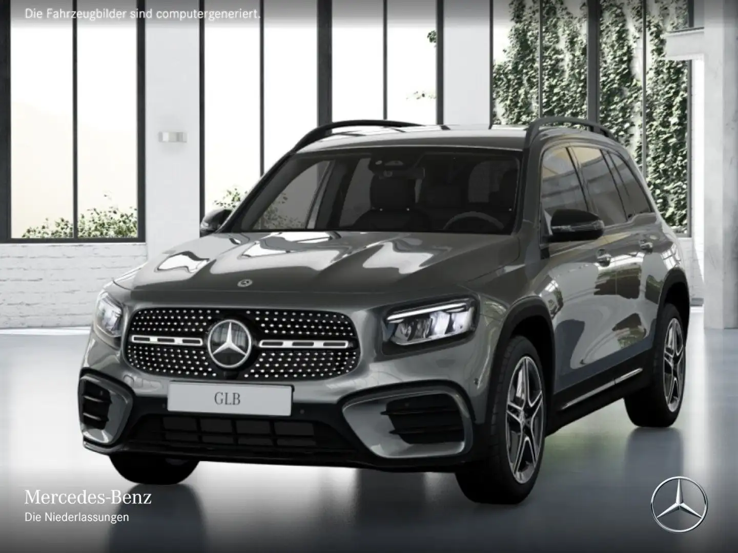 Mercedes-Benz GLB 200 AMG+NIGHT+360°+AHK+LED+19"+TOTW+KEYLESS Gris - 2