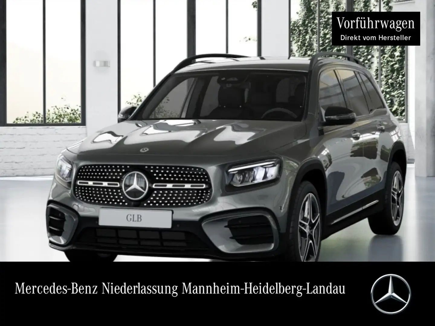 Mercedes-Benz GLB 200 AMG+NIGHT+360°+AHK+LED+19"+TOTW+KEYLESS Gris - 1