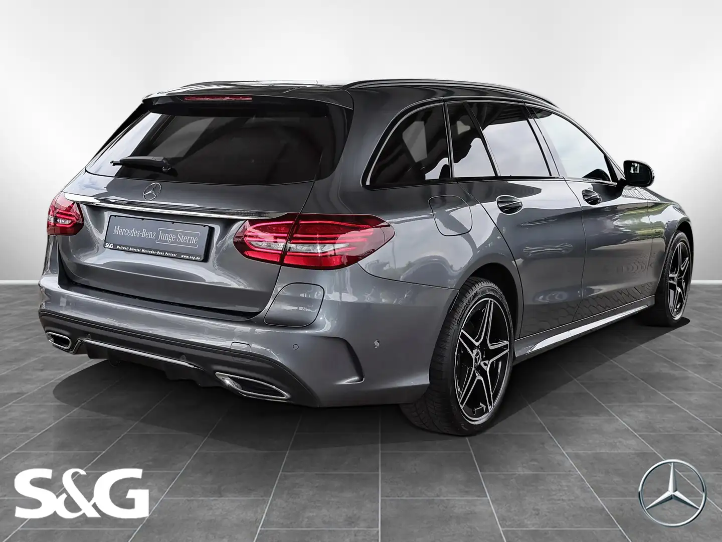 Mercedes-Benz C 300 de T AMG AHK+DISTRONIC+NIGHT PAKET+KAMERA Grau - 2