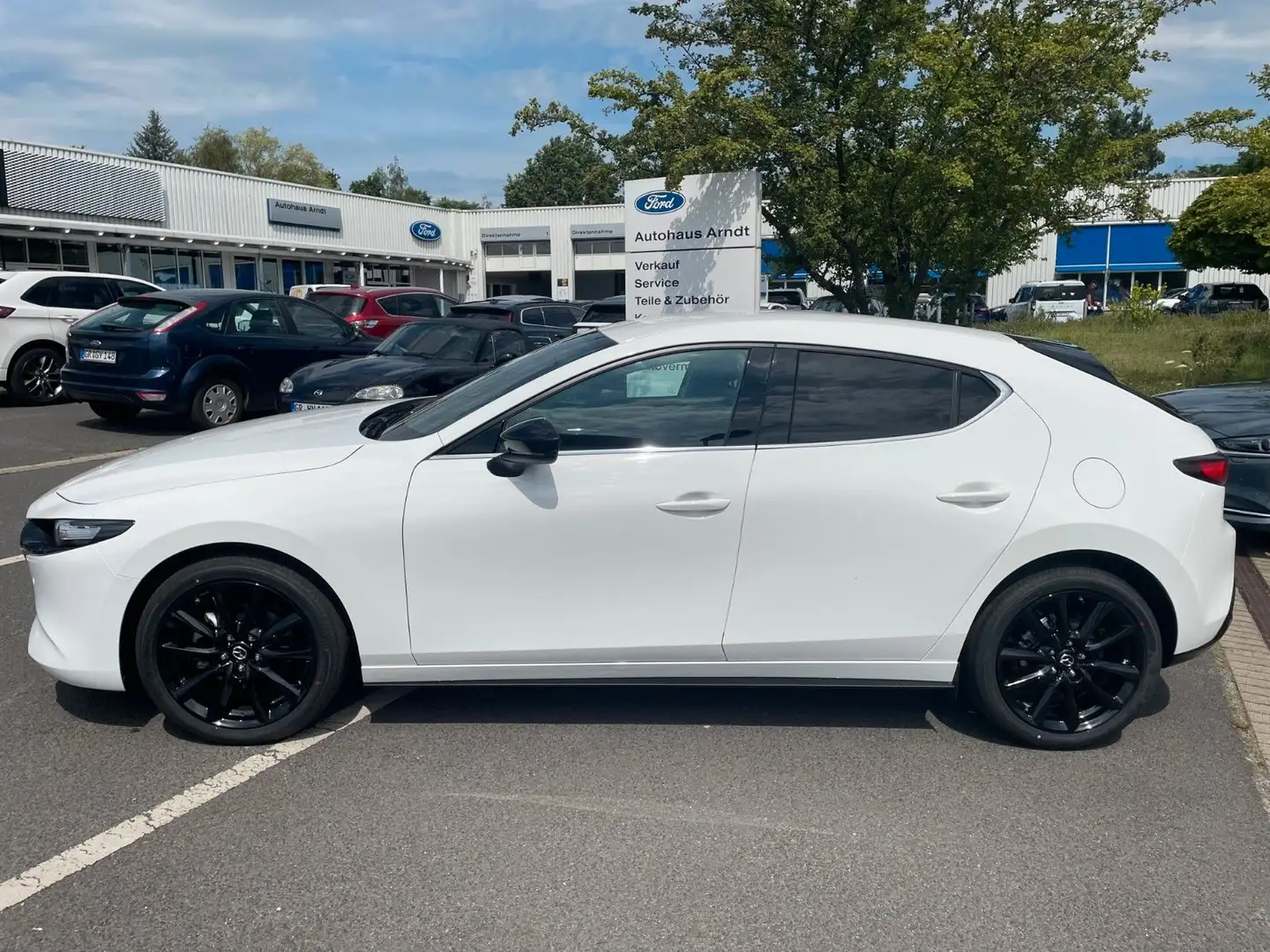Mazda 3 HOMURA e-Skyactiv G 122PS *ACC *HUD *NAVI *LED Bianco - 2