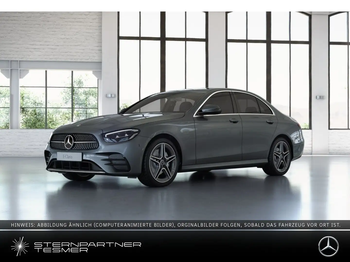 Mercedes-Benz E 220 d 4M AMG *LED*WIDE*KAMERA*AMBIENTE*DISTR. Grau - 1
