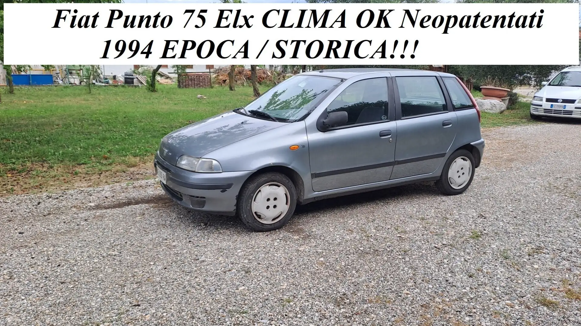 Fiat Punto 75 cat 5 porte ELX Gris - 1