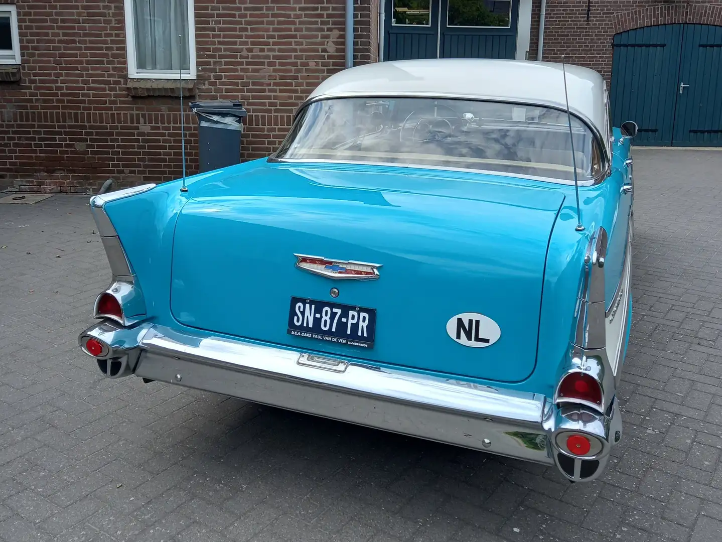 Chevrolet Bel Air Two ten 1957 Bleu - 1