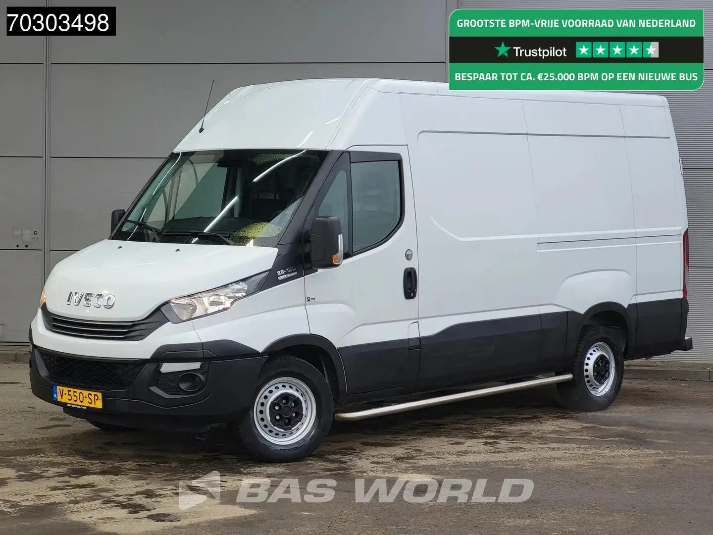 Iveco Daily 35S12 Automaat L2H2 3,5t Trekhaak Airco Cruise APK Wit - 1