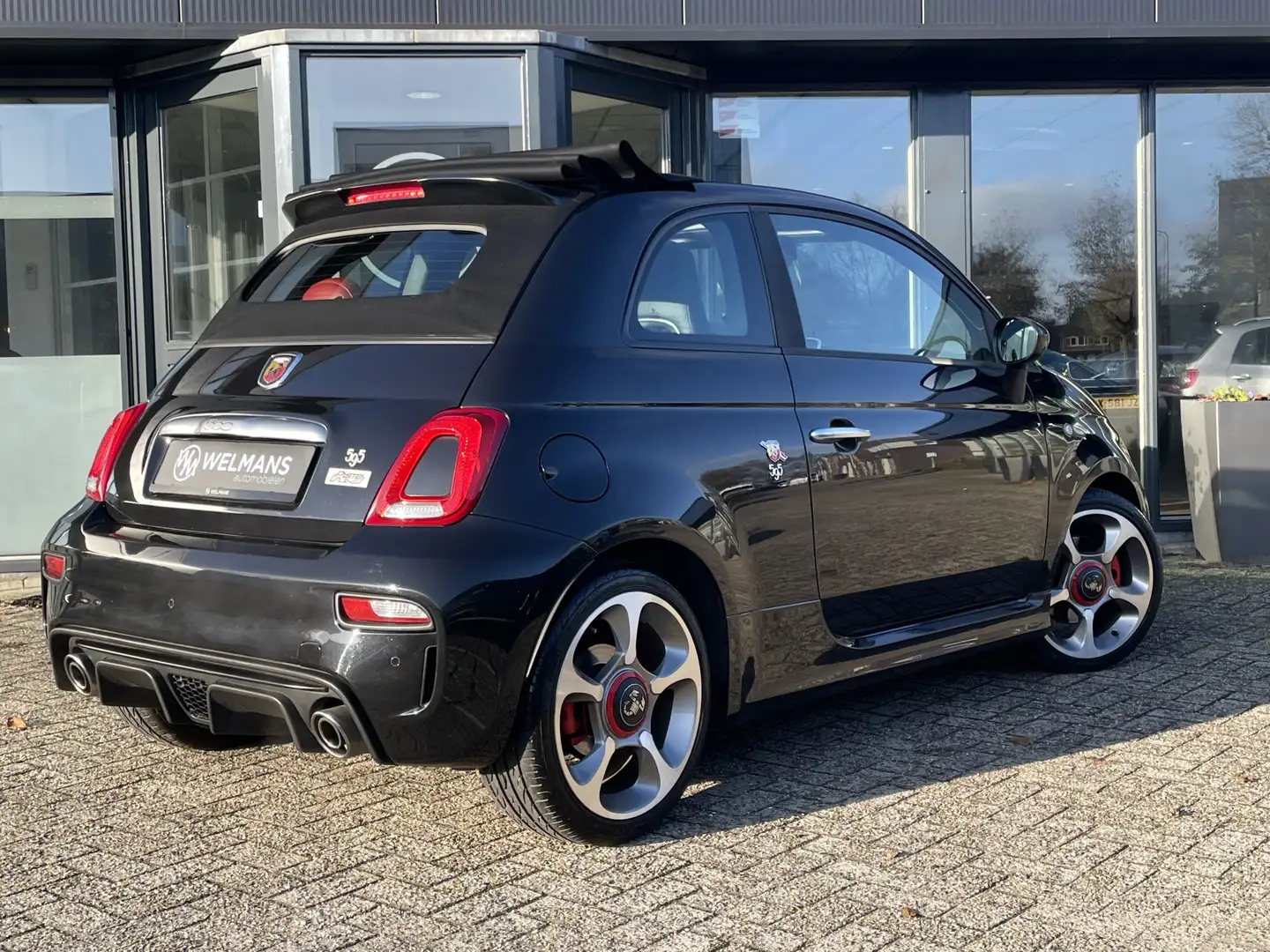 Fiat 500C Abarth 1.4 T-Jet 595 Cabrio l Facelift l Leder Чорний - 2