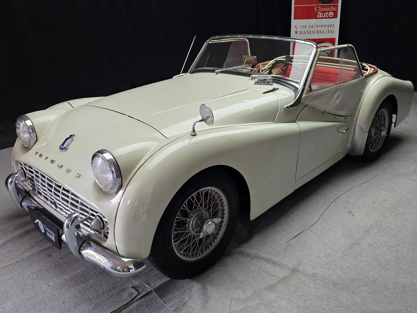 Triumph TR3 “A” Roadster 2.0 cc certificata ASI con C.R.S Beige - 1