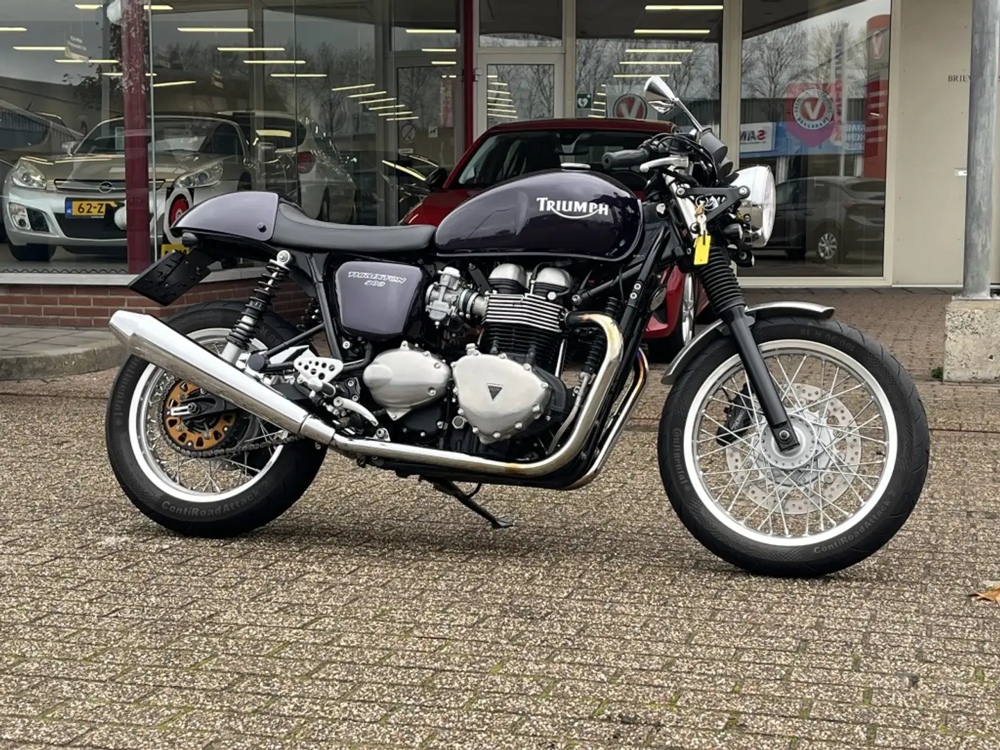 Triumph Thruxton 900 inj Violet - 2