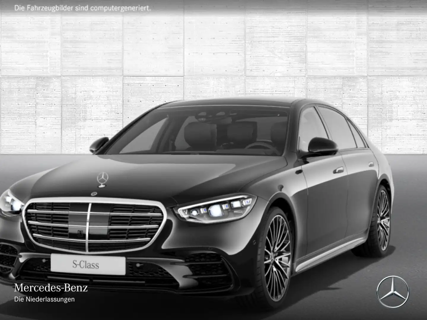 Mercedes-Benz S 600 S 580 L 4M AMG+NIGHT+PANO+360+DIGITAL-L+STHZG+21" Negru - 2