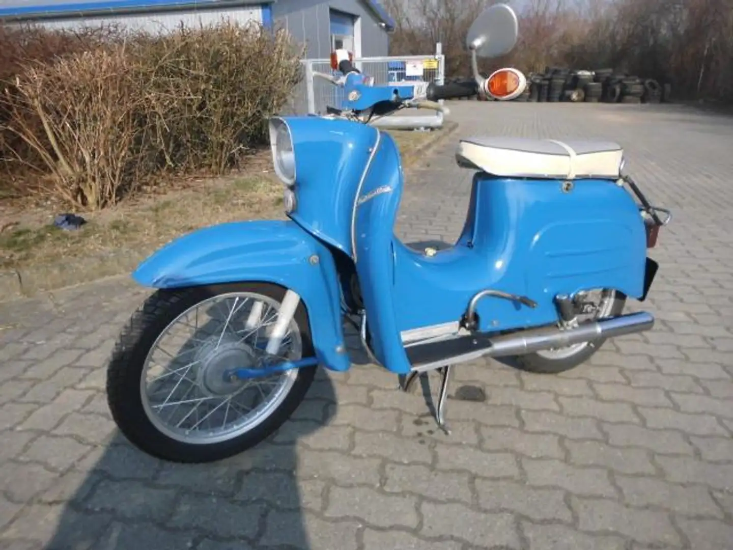 Simson KR 51 Schwalbe Kr 51 / 1 Handschaltung Blauw - 1