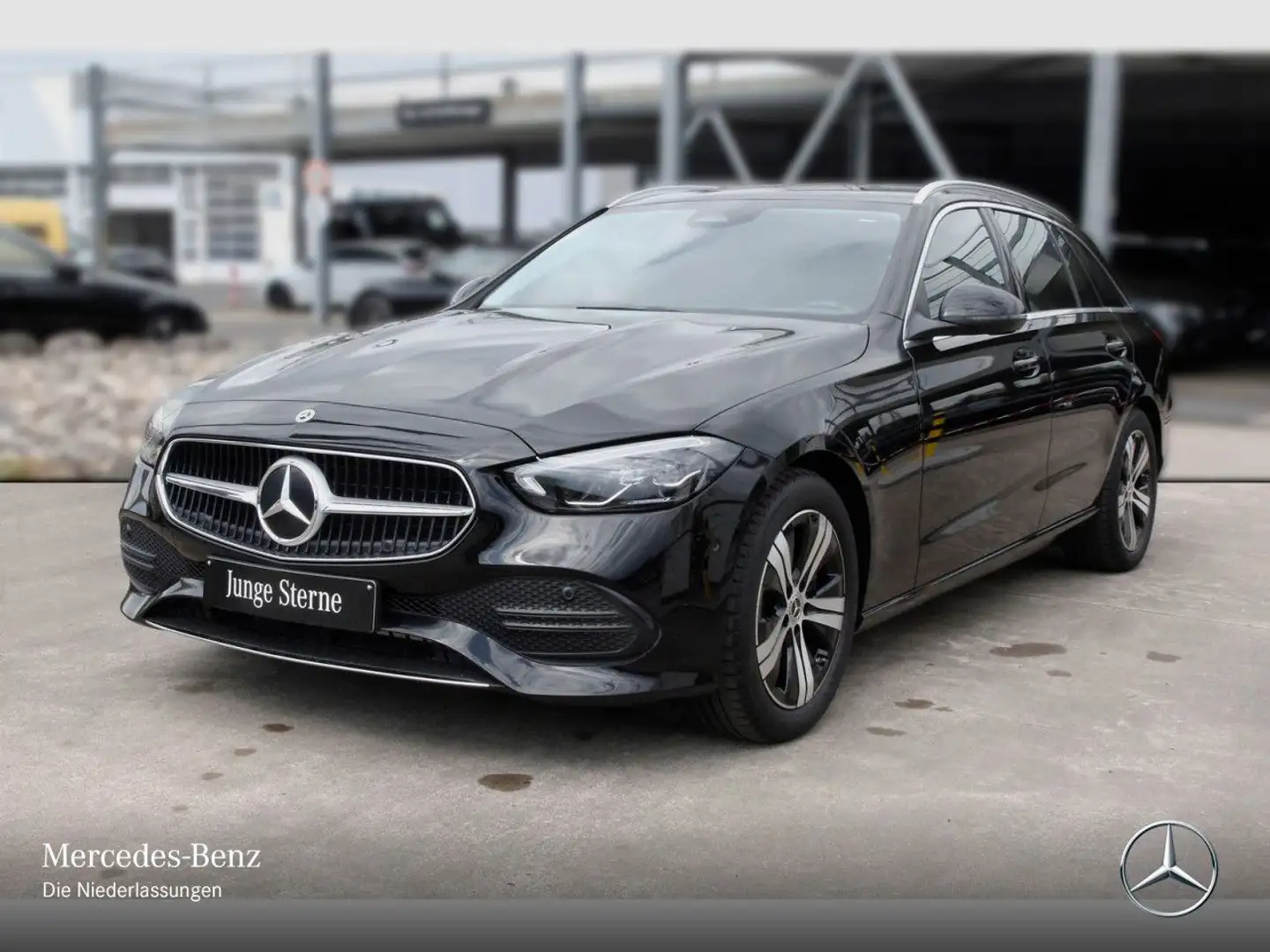 Mercedes-Benz C 200 d T AVANTG+LED+KAMERA+TOTW+KEYLESS+9G Schwarz - 2