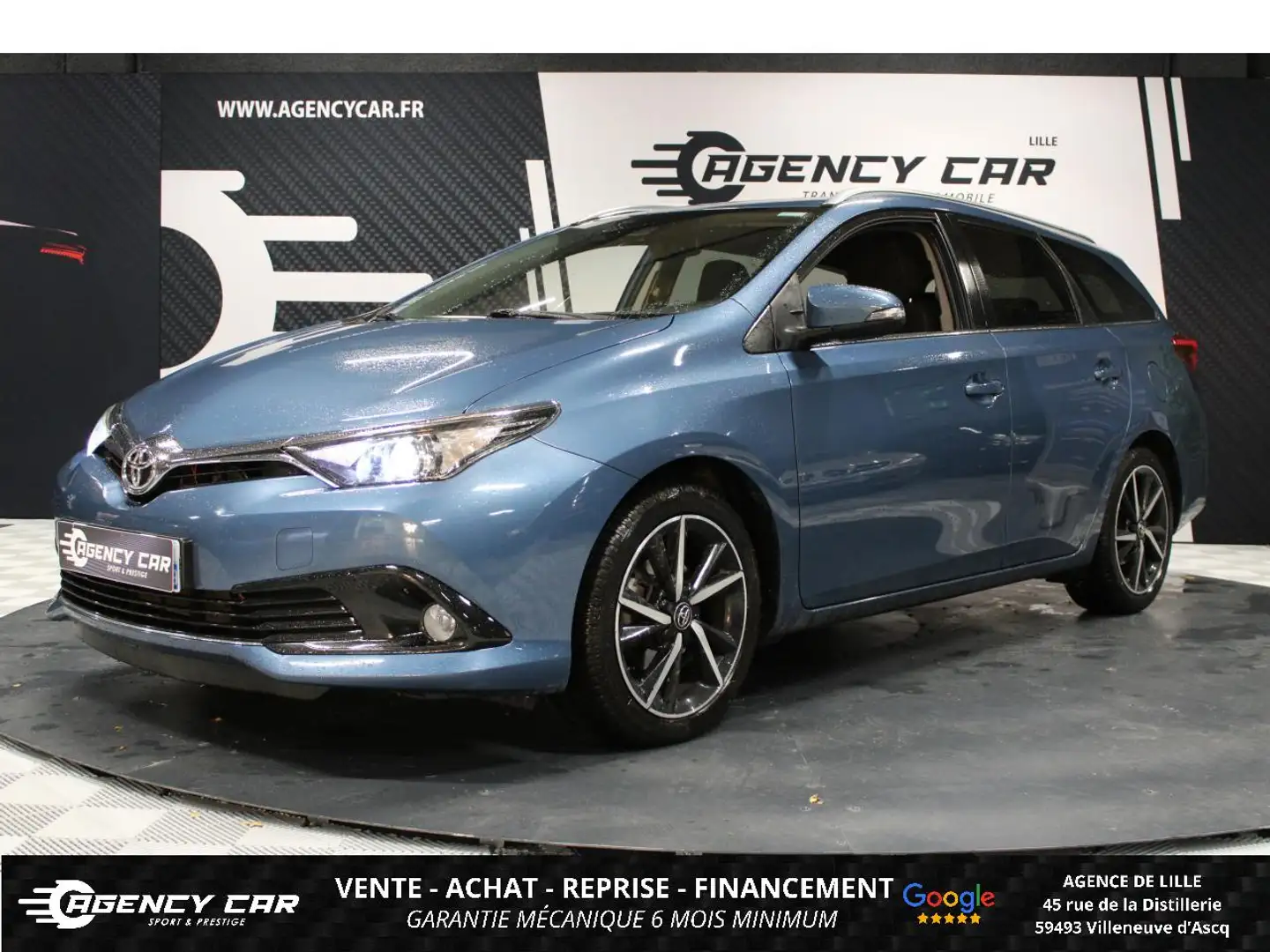 Toyota Auris Auris Touring Sport TechnoLine Phase 2 1ère main Aucun Frais Bleu - 1