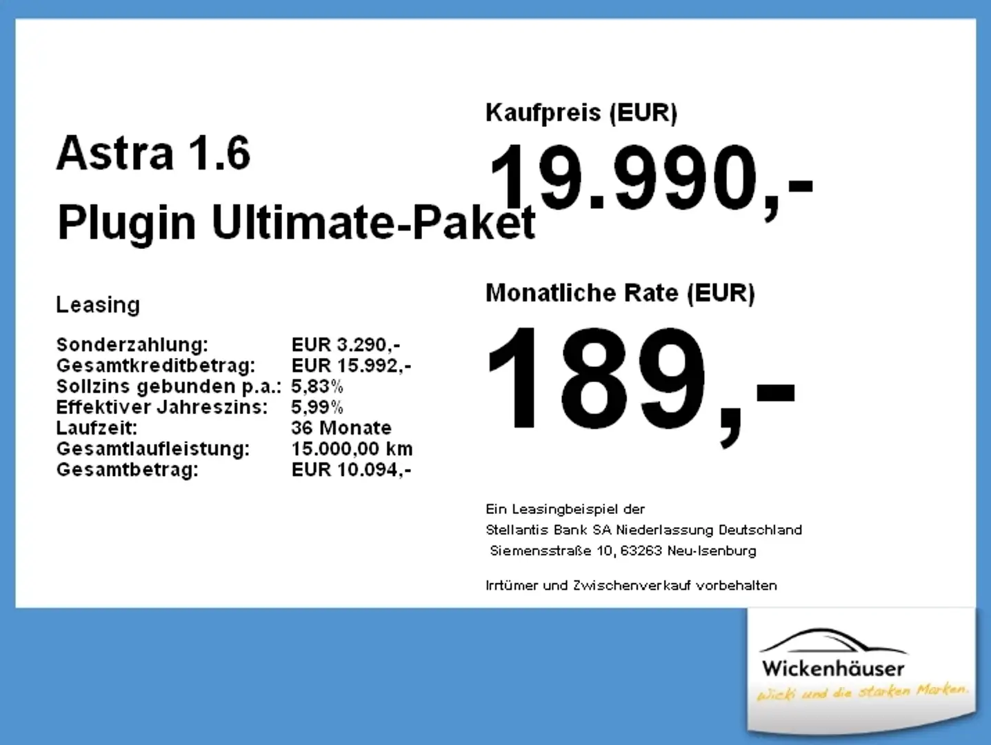 Opel Astra 1.6 Plugin Ultimate-Paket LED, BT, NAVI uvm Blanc - 1