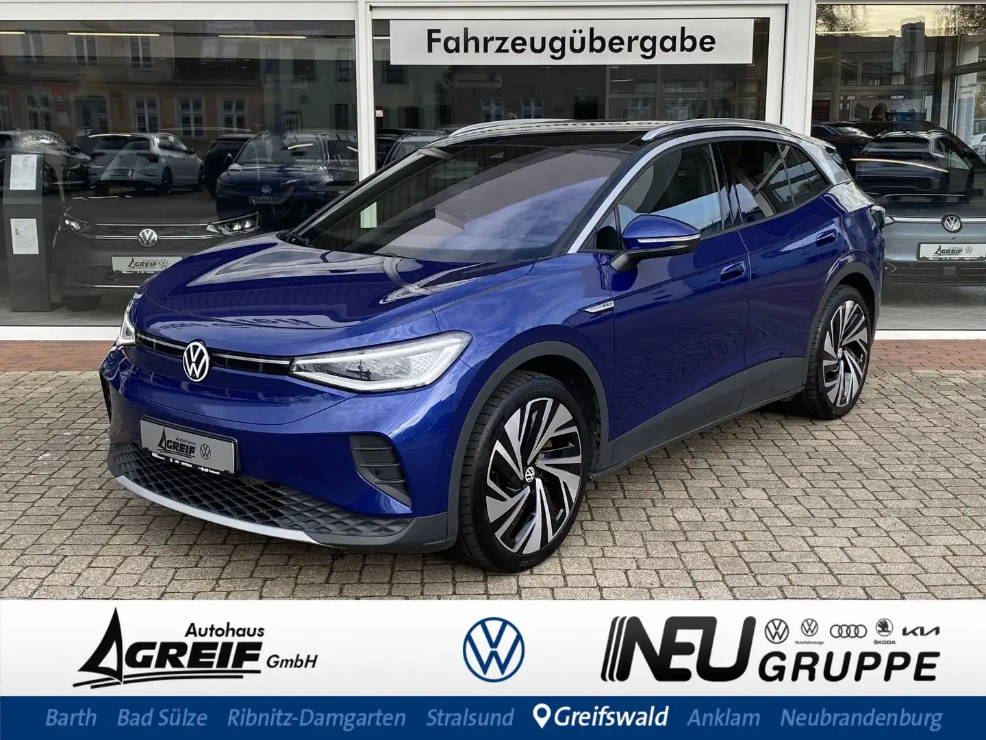 Volkswagen ID.4 Pro Performance 82 kWh *IQ-Light*Pano*HuD* Bleu - 1