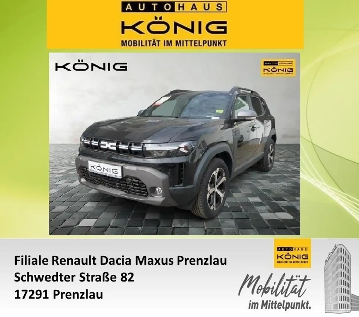 Dacia Duster Journey HYBRID 140 Schwarz - 1