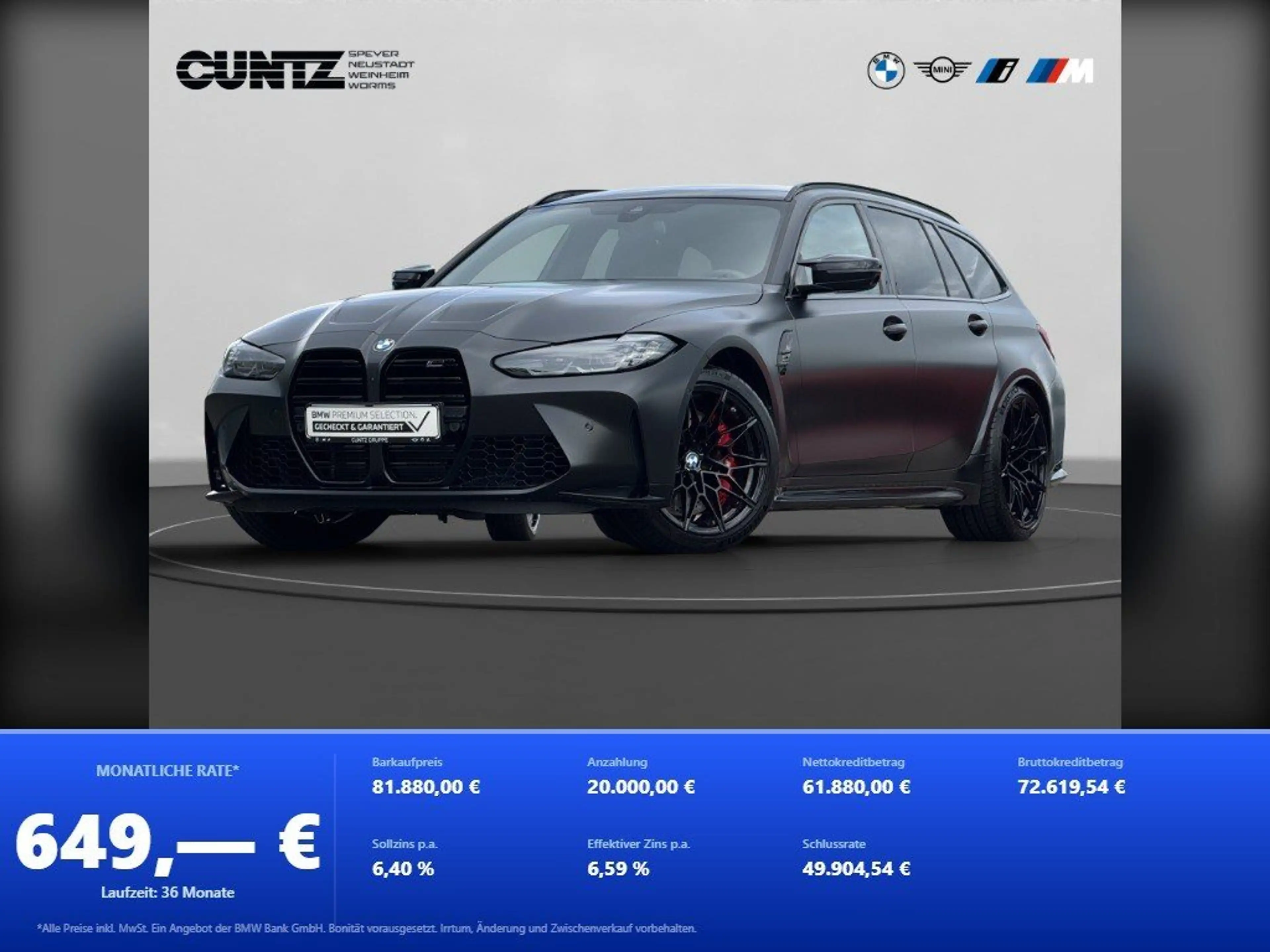 BMW M3 Competition Touring M xDrive Harman/Kardon Drivers