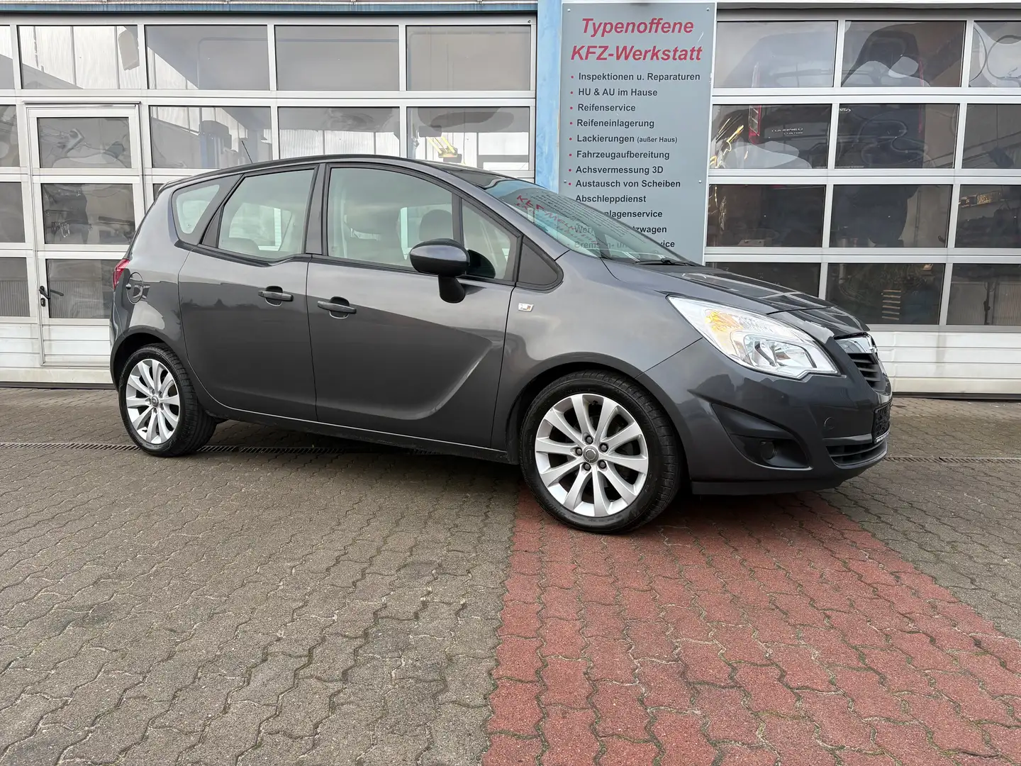 Opel Meriva 1.4 , Tempomat, Scheckheftgepflegt, HU/AU neu Grau - 2