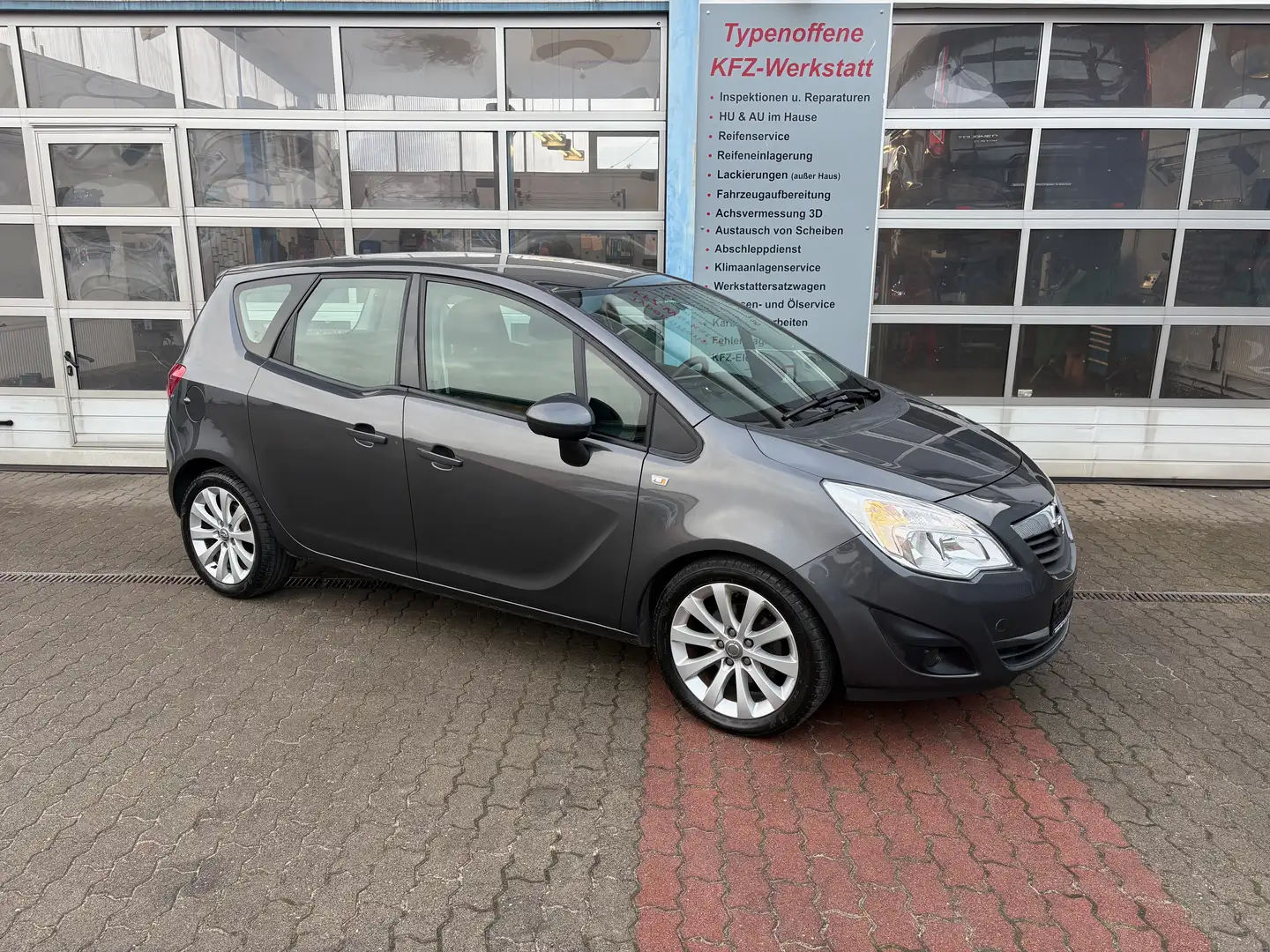Opel Meriva 1.4 , Tempomat, Scheckheftgepflegt, HU/AU neu Grau - 1