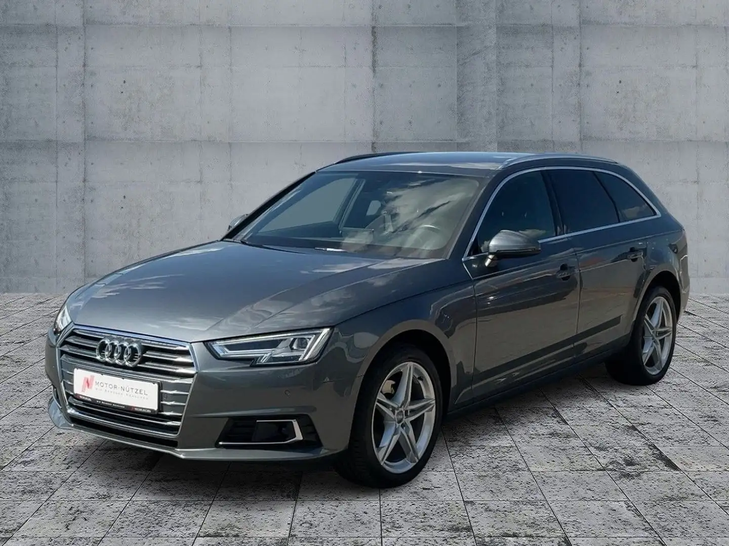 Audi A4 2.0TFSI S-TR S-LINE LED+NAV+ACC+RFK+AHK Gris - 2