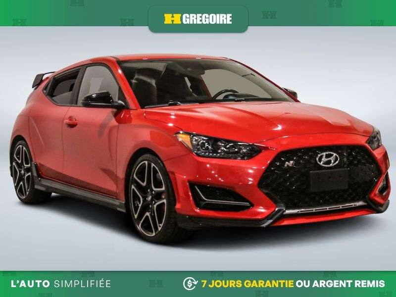 2022 Hyundai Veloster Manual A/C CUIR NAV GR ELECT MAGS CAM RECUL BLUETO