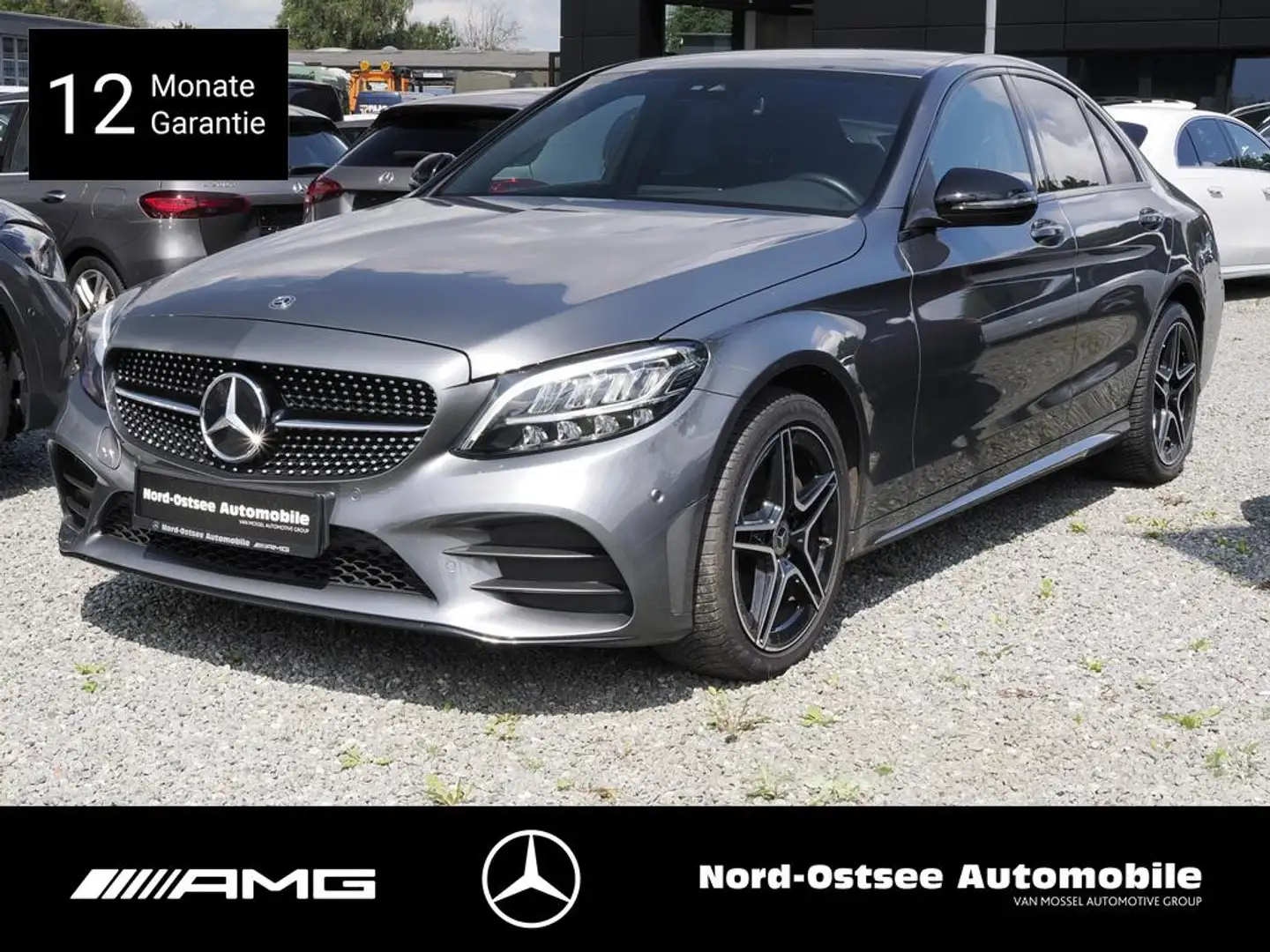 Mercedes-Benz C 180 AMG LED NIGHT PAKET KAMERA TEMPOMAT Gris - 1