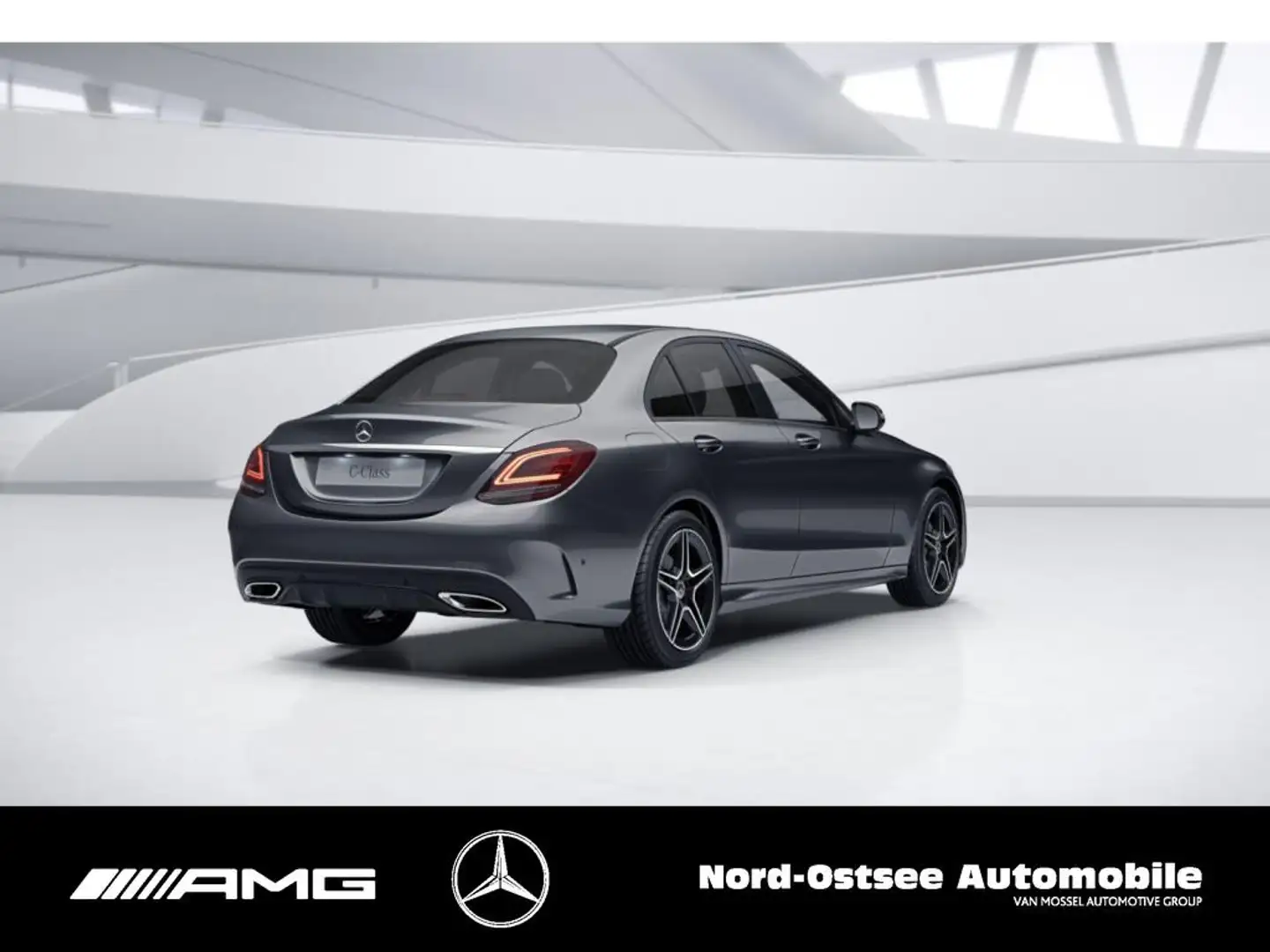 Mercedes-Benz C 180 AMG LED NIGHT PAKET KAMERA TEMPOMAT Gris - 2