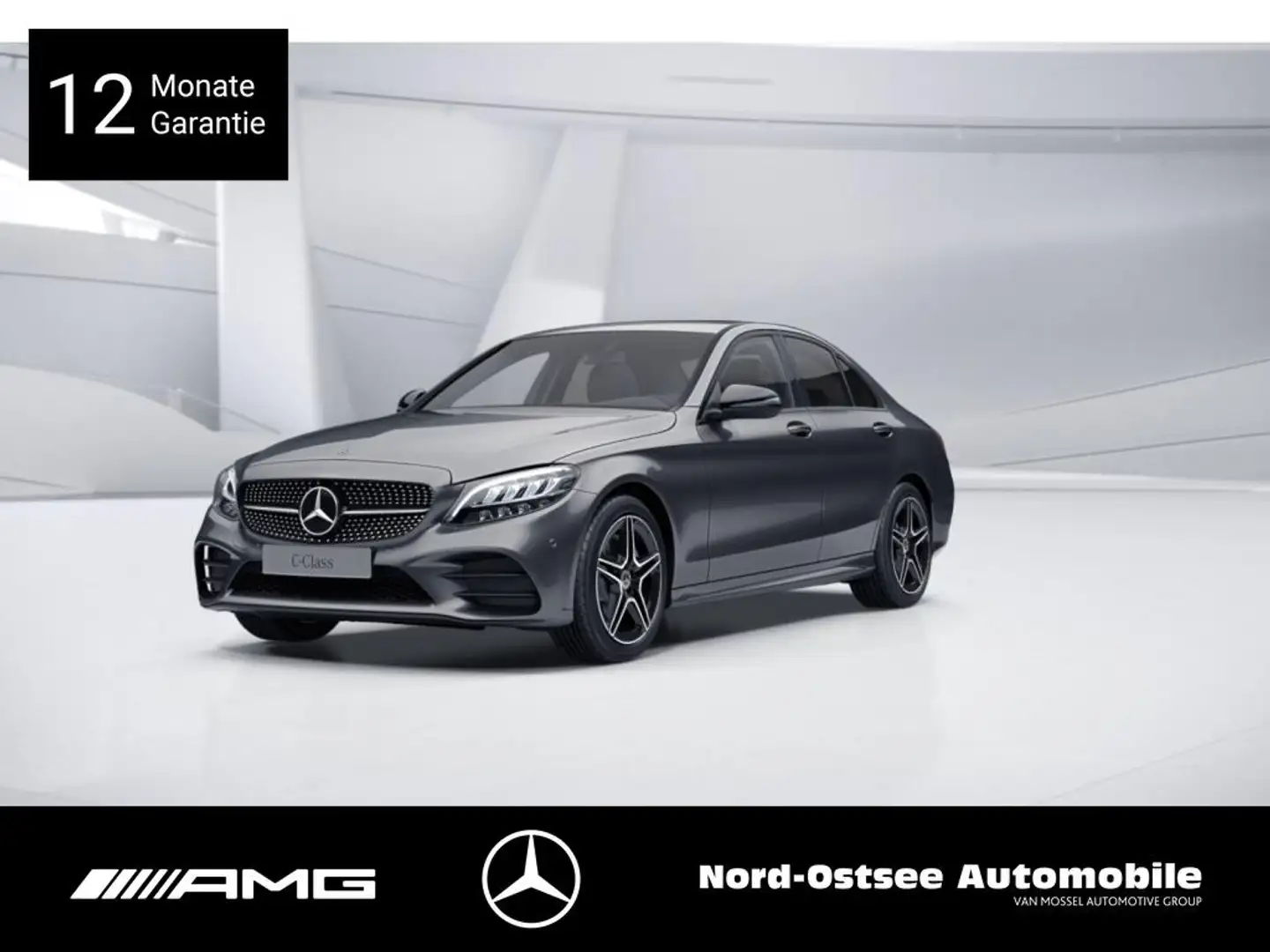 Mercedes-Benz C 180 AMG LED NIGHT PAKET KAMERA TEMPOMAT Gris - 1
