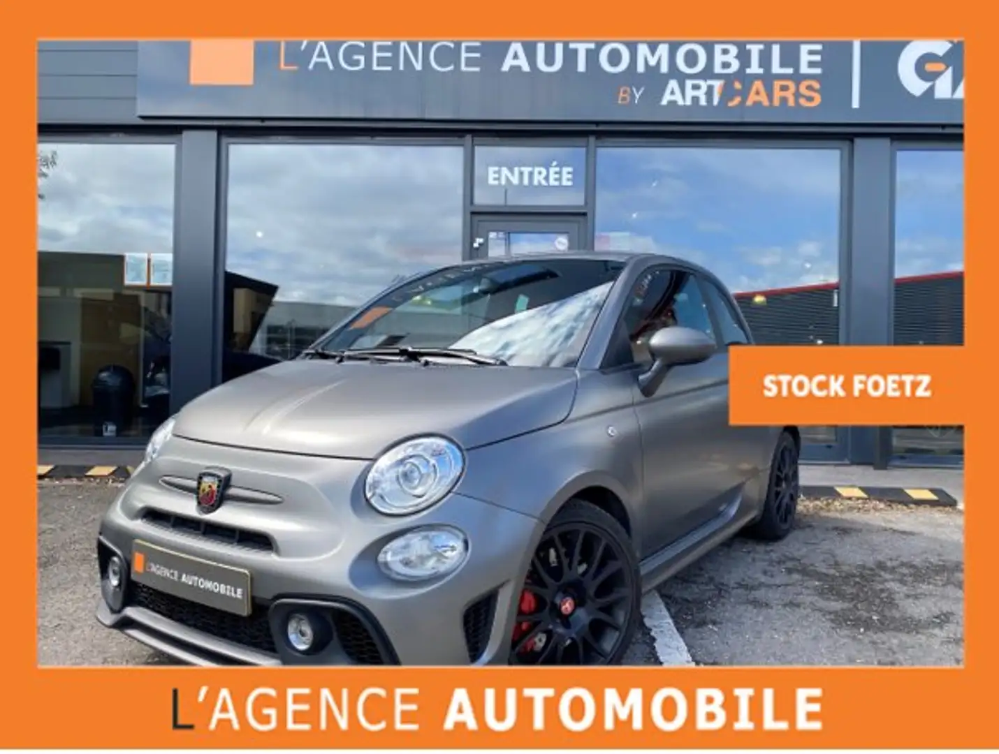 Abarth 595 Competizione 1.4 Turbo 16V T-Jet 180 ch BVM5 Gris - 1