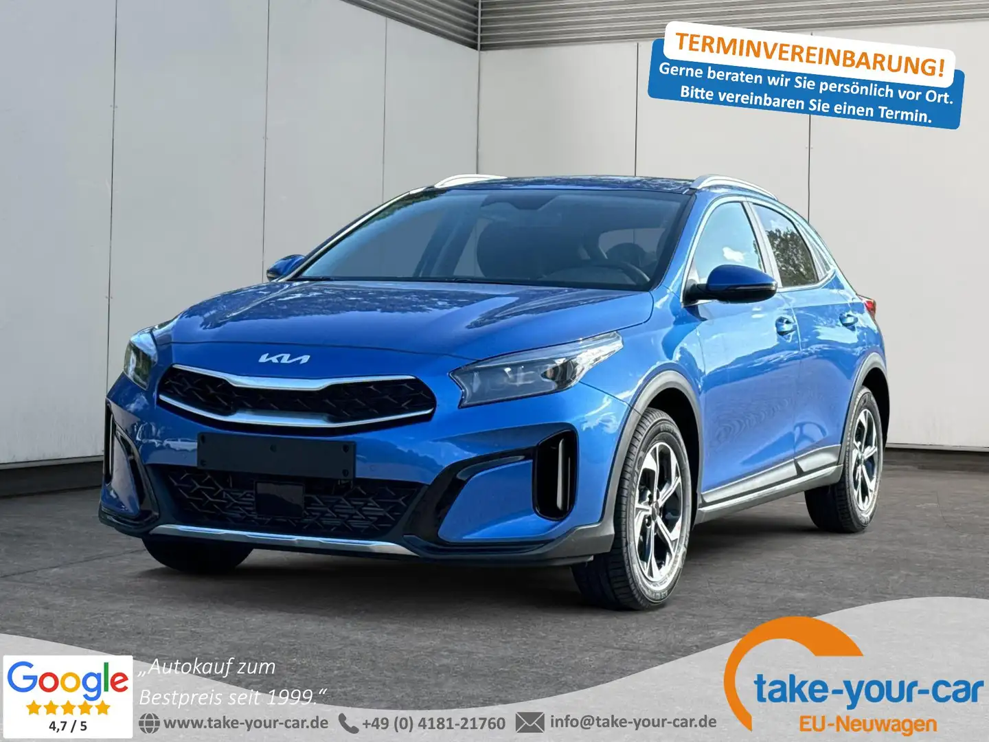 Kia XCeed Exclusive SHZ+KAMERA+ACC+VOLL-LED+16" ALU+KLIMA... Modrá - 1