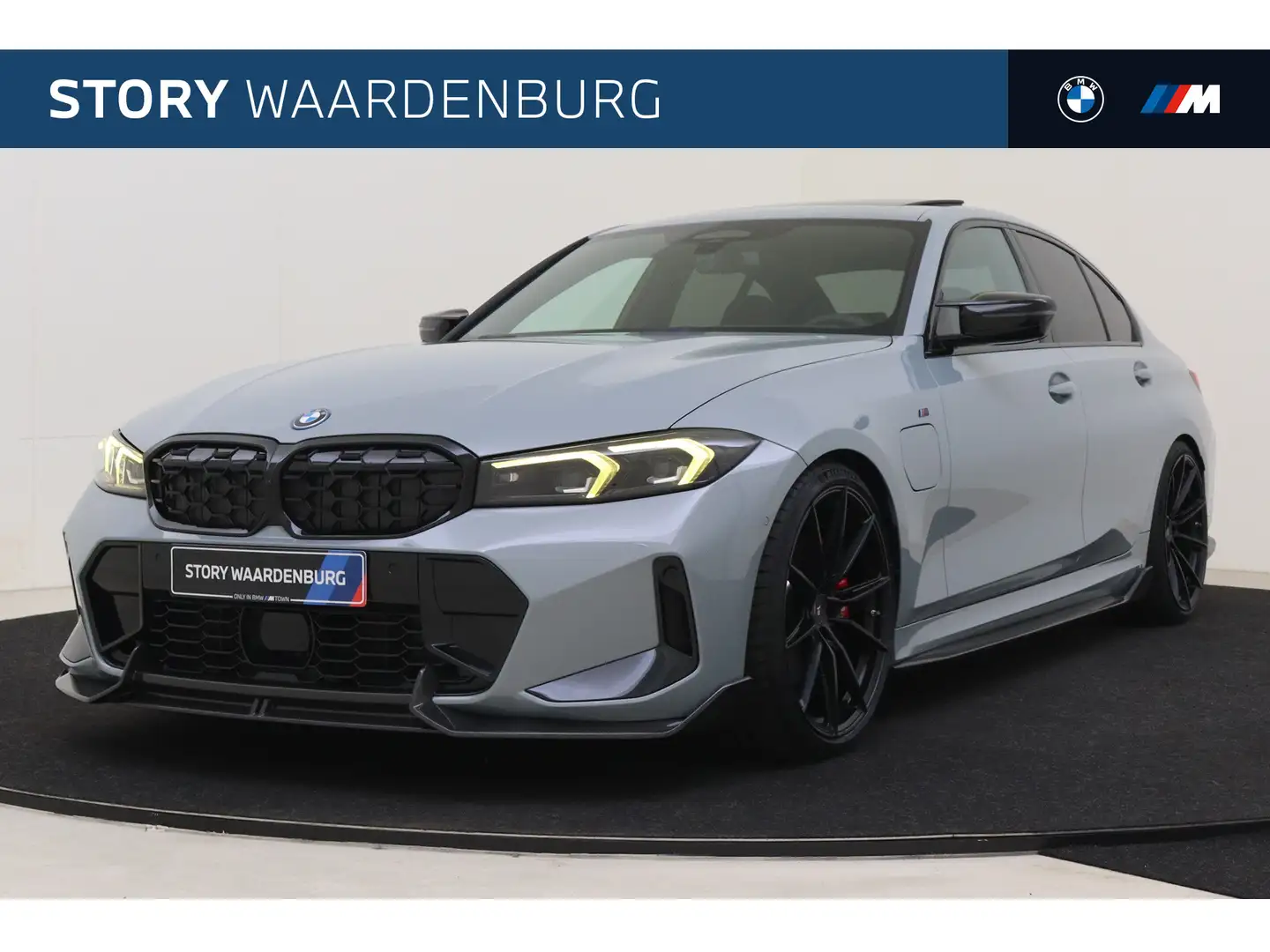 BMW 330 3 Serie 330e High Executive M Sport Automaat / Sch Grijs - 1