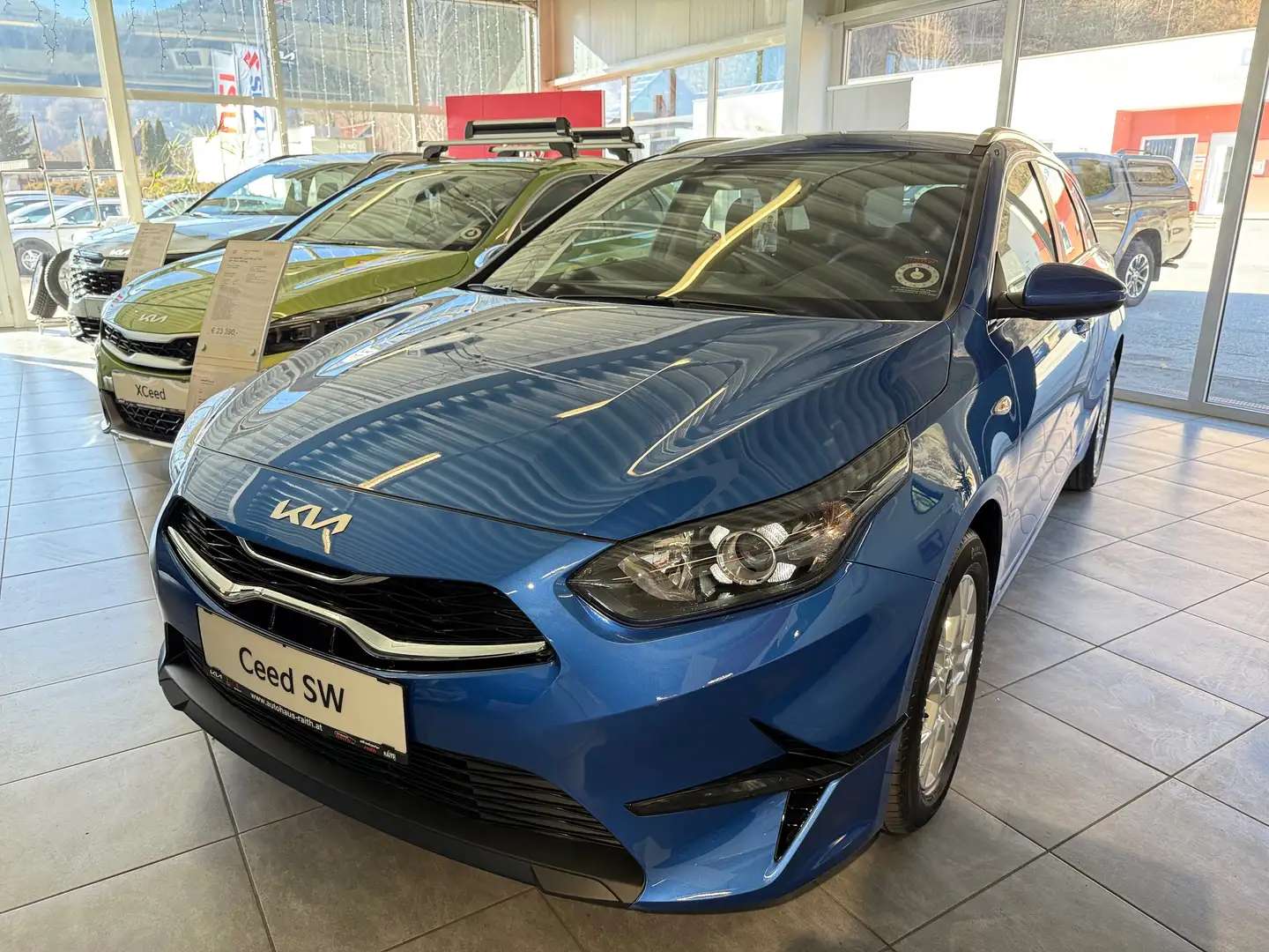 Kia Ceed SW / cee'd SW 1,0 TGDI GPF Silber UVO isg Bleu - 1