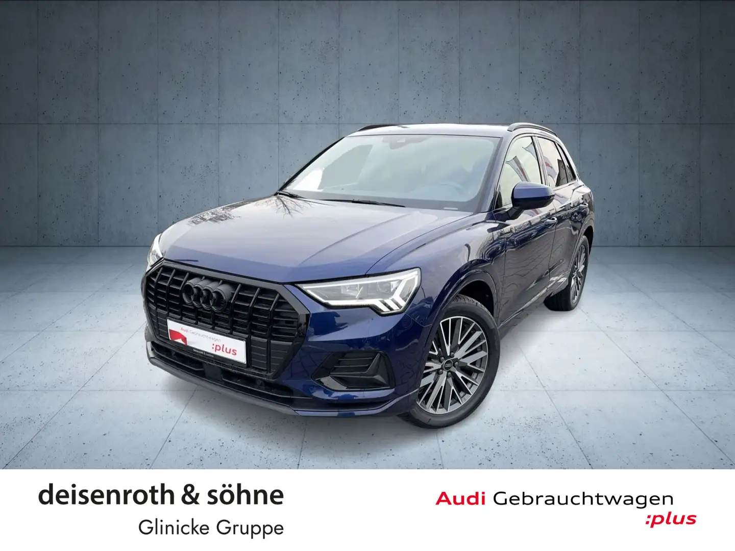 Audi Q3 advanced 35 TFSI S tr S line/AHK/LED/Nav/Kam/ Blau - 1